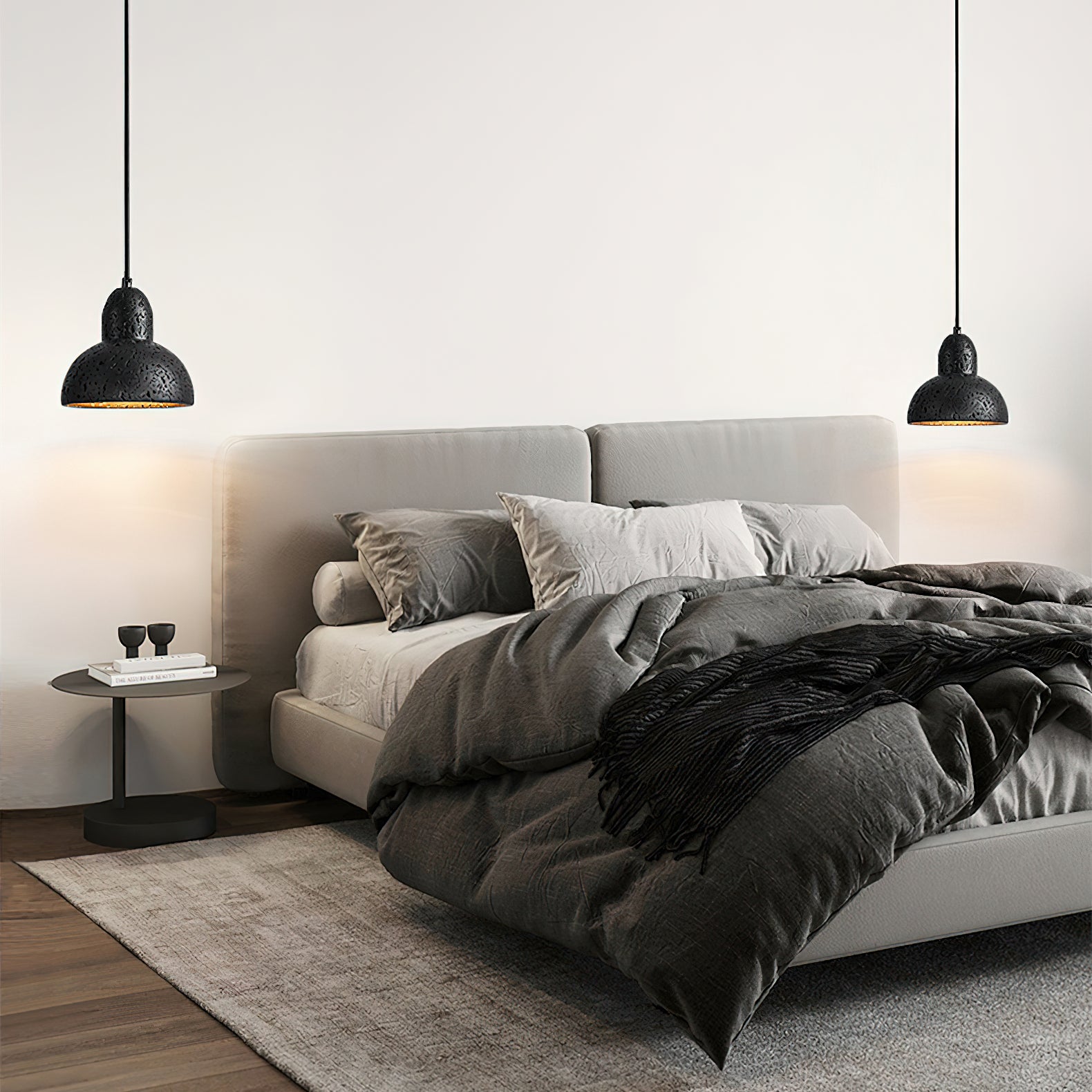 Ritta Travertine Dome Pendant Light - Neutralighting