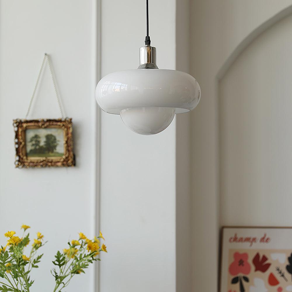 Xeldes Nordic Art Glass Pendant Lamp-Neutral Decor