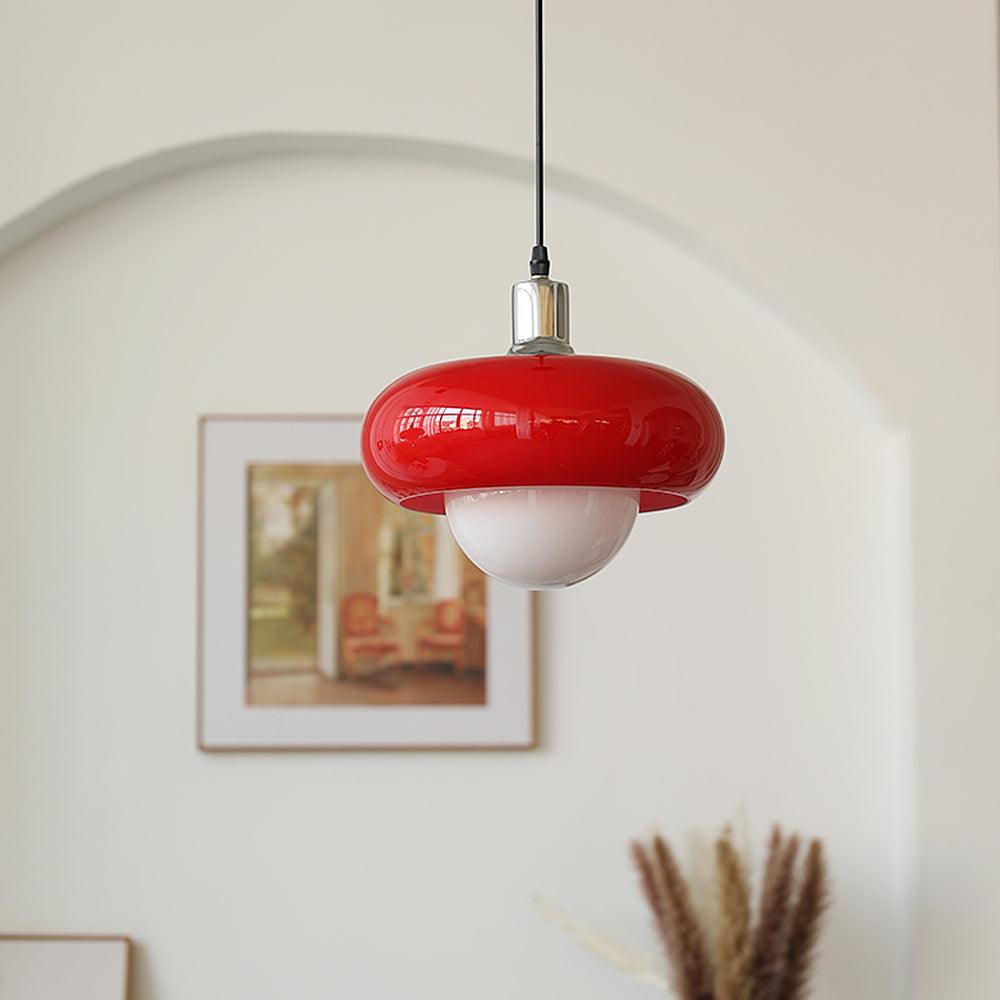 Xeldes Nordic Art Glass Pendant Lamp-Neutral Decor