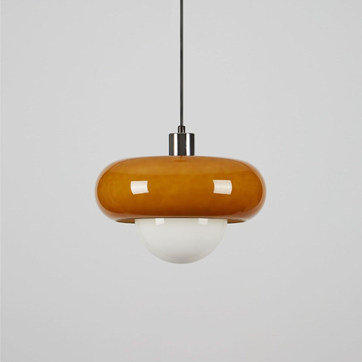Xeldes Nordic Art Glass Pendant Lamp-Neutral Decor