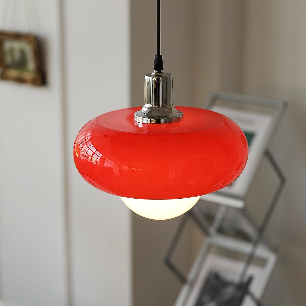 Xeldes Nordic Art Glass Pendant Lamp-Neutral Decor