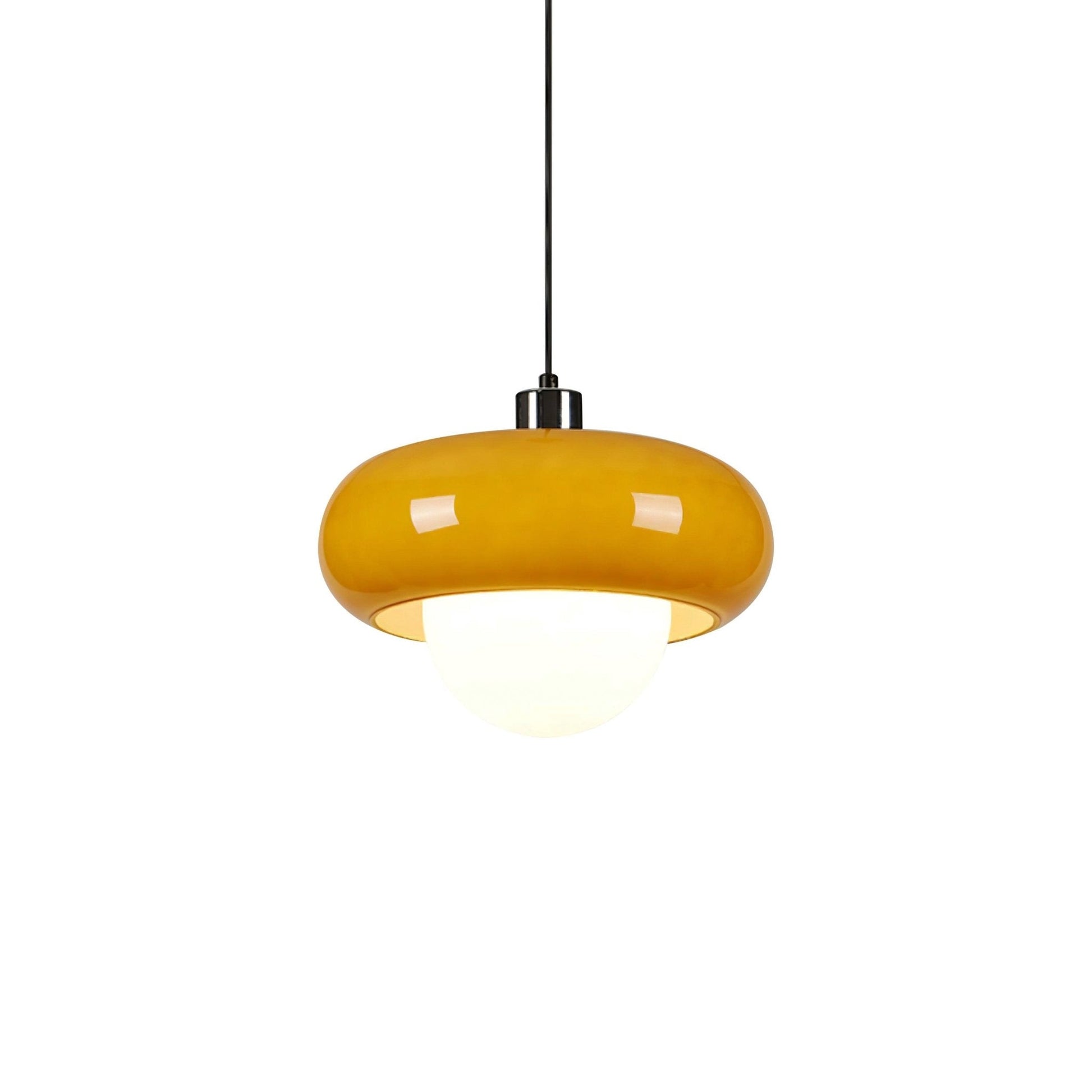 Xeldes Nordic Art Glass Pendant Lamp-Neutral Decor