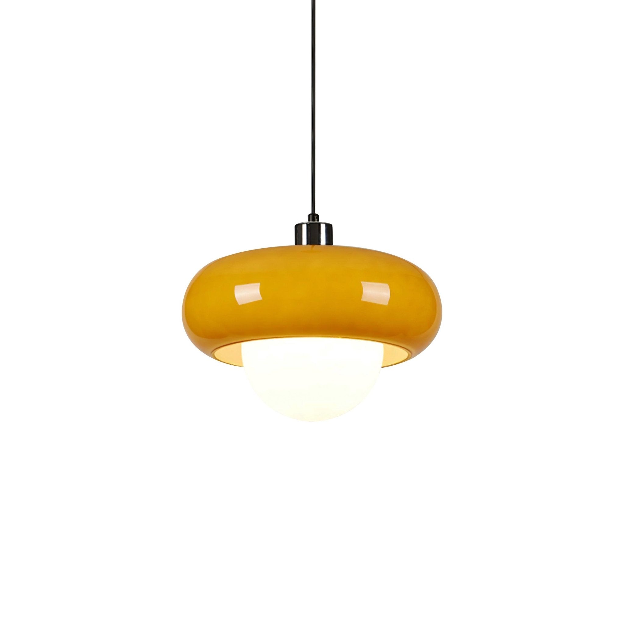 Xeldes Nordic Art Glass Pendant Lamp-Neutral Decor