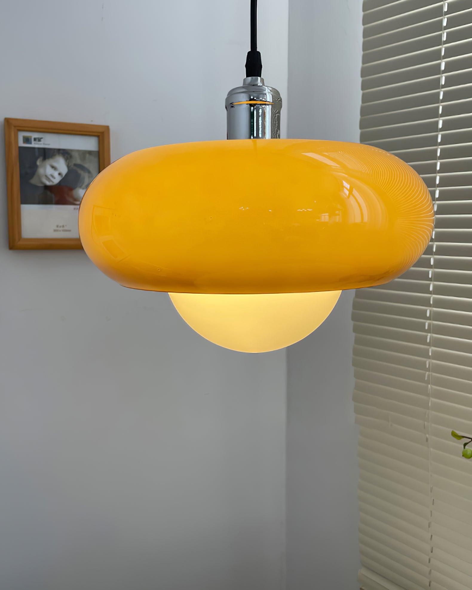 Xeldes Nordic Art Glass Pendant Lamp-Neutral Decor