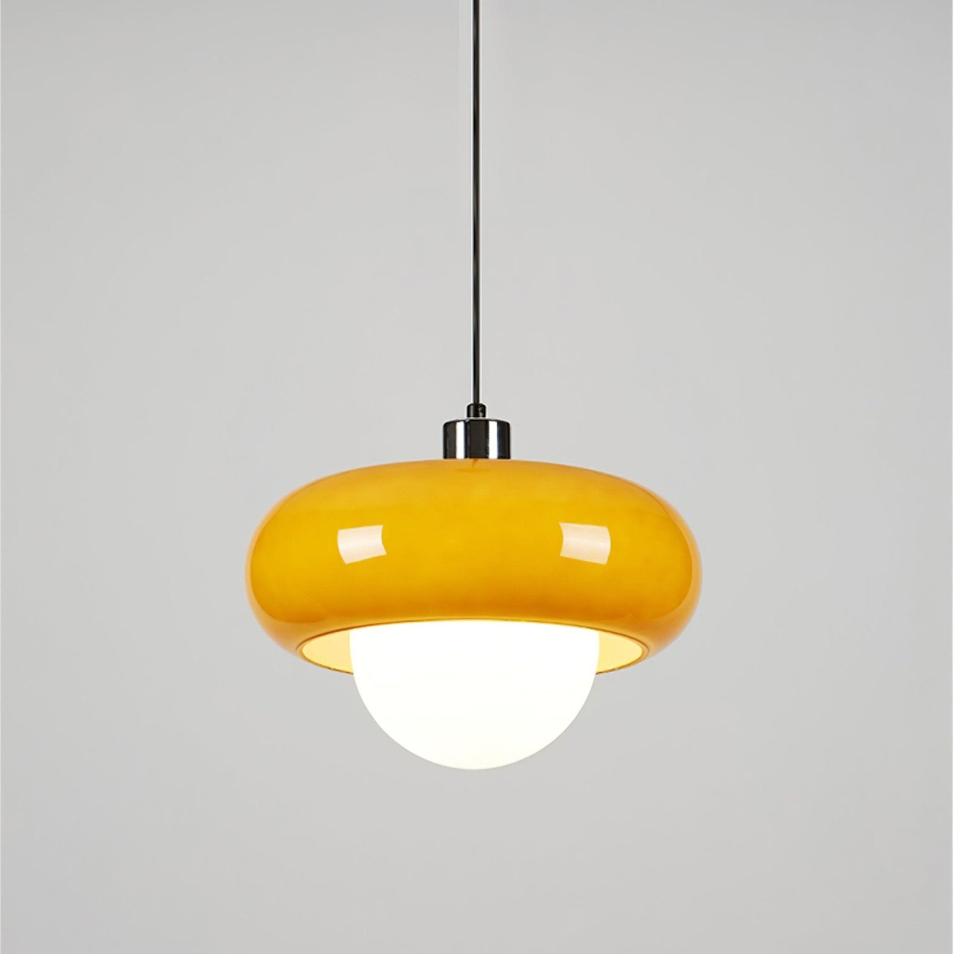 Xeldes Nordic Art Glass Pendant Lamp-Neutral Decor