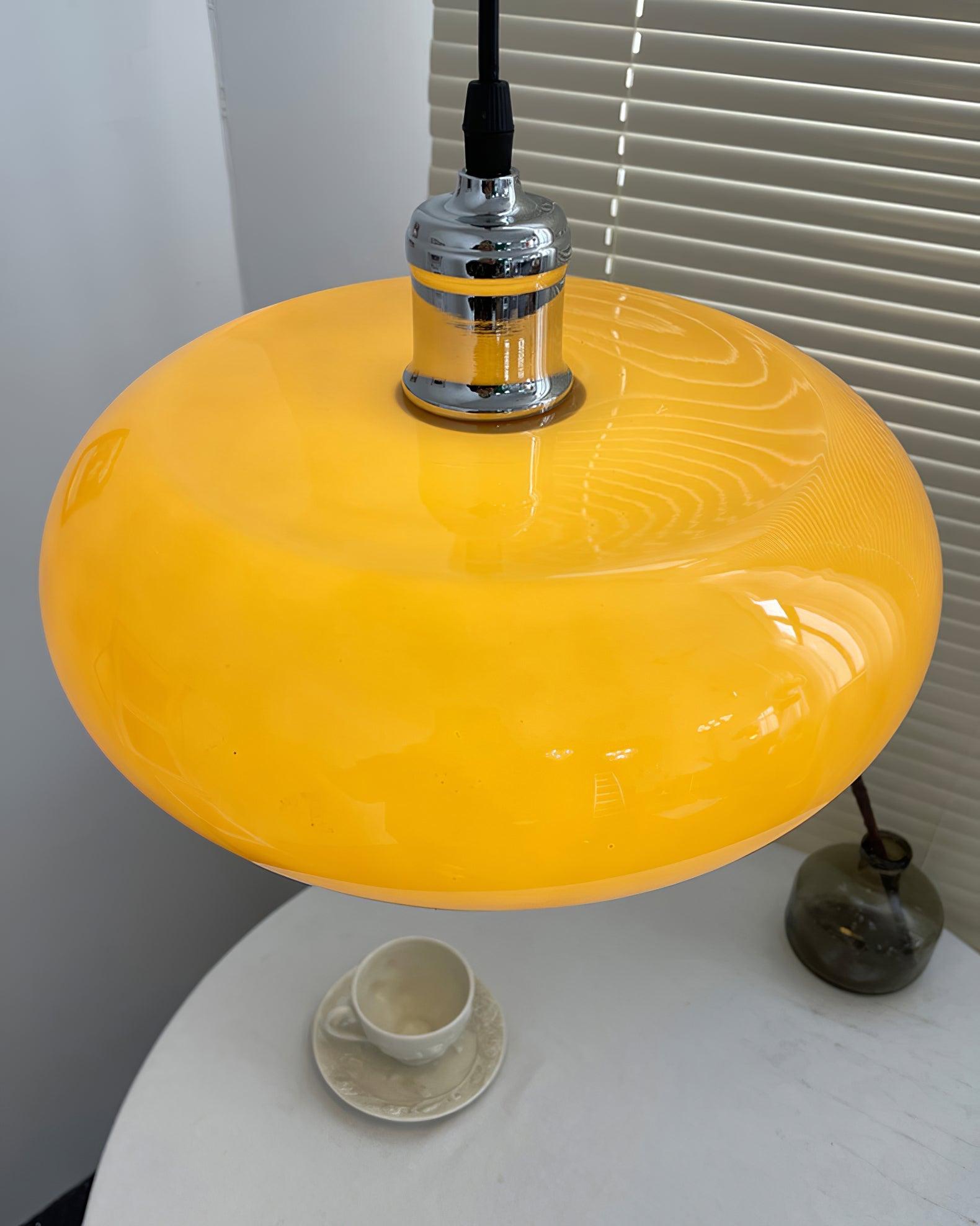 Xeldes Nordic Art Glass Pendant Lamp-Neutral Decor