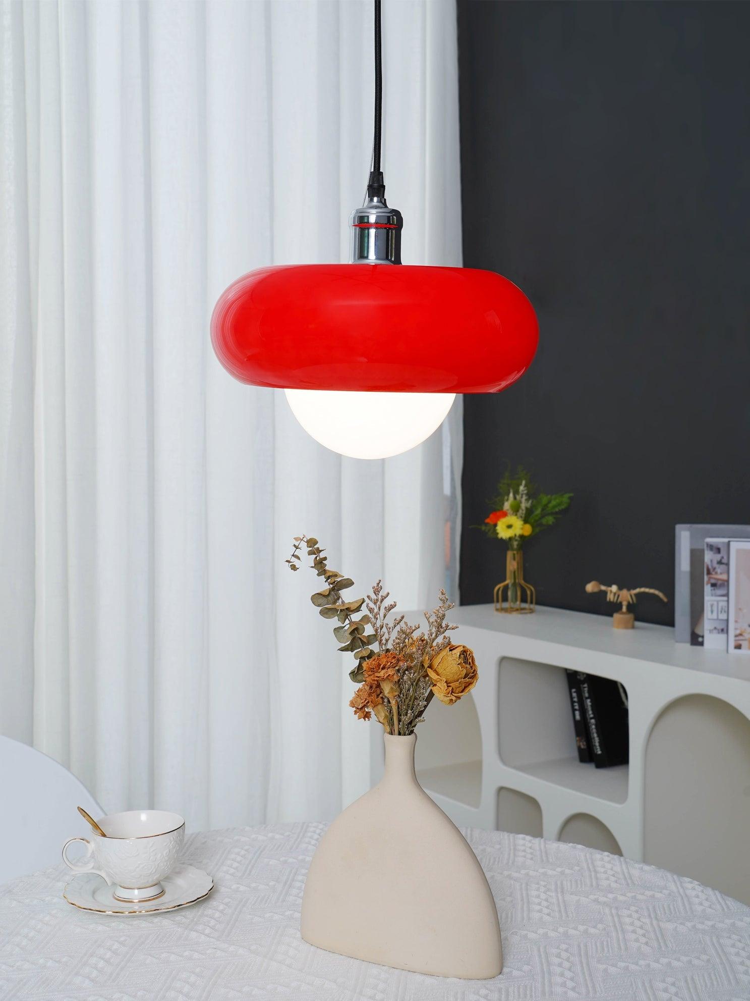 Xeldes Nordic Art Glass Pendant Lamp-Neutral Decor