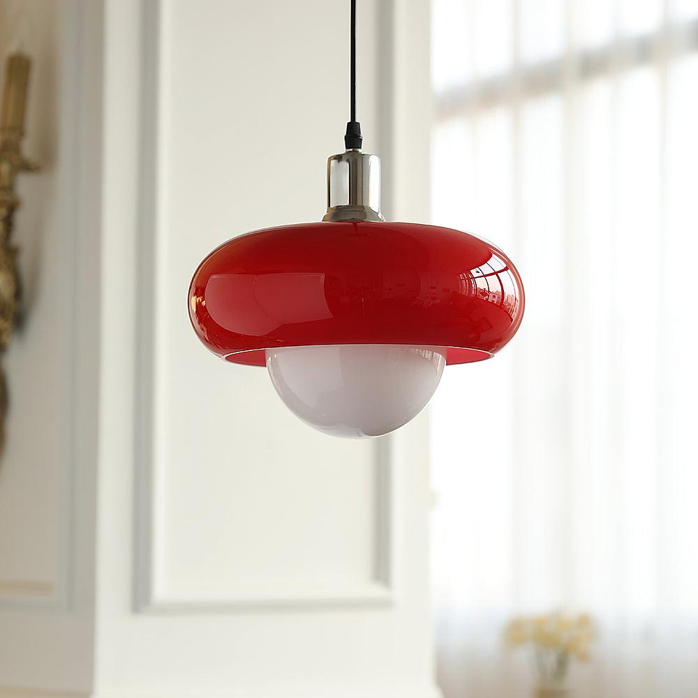 Xeldes Nordic Art Glass Pendant Lamp-Neutral Decor