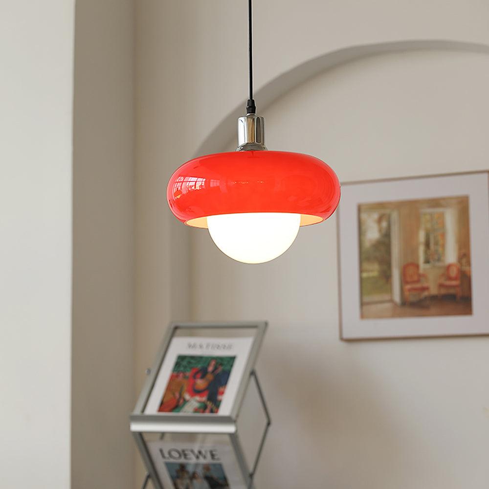 Xeldes Nordic Art Glass Pendant Lamp-Neutral Decor