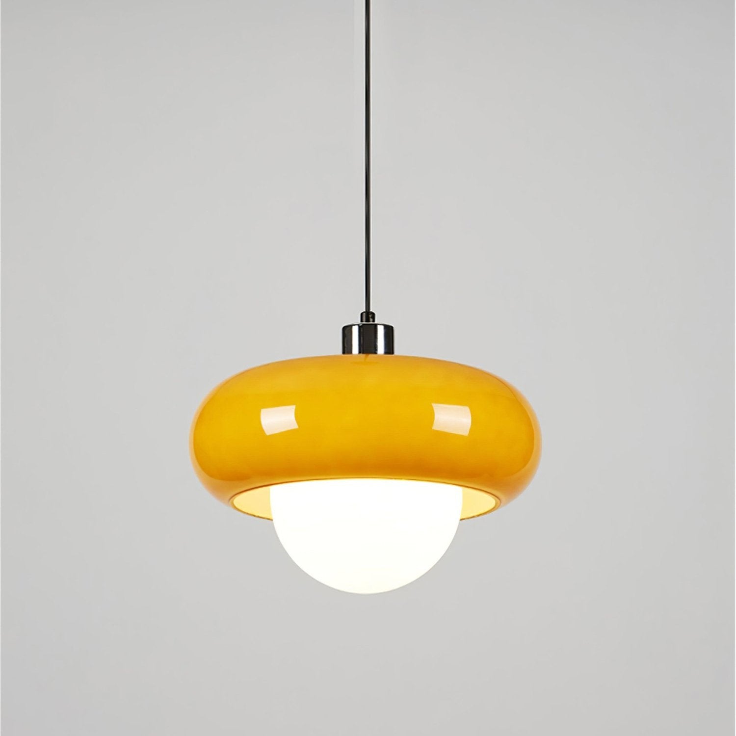 Xeldes Nordic Art Glass Pendant Lamp-Neutral Decor