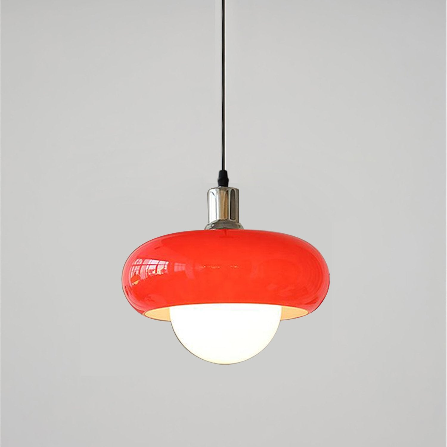 Xeldes Nordic Art Glass Pendant Lamp-Neutral Decor
