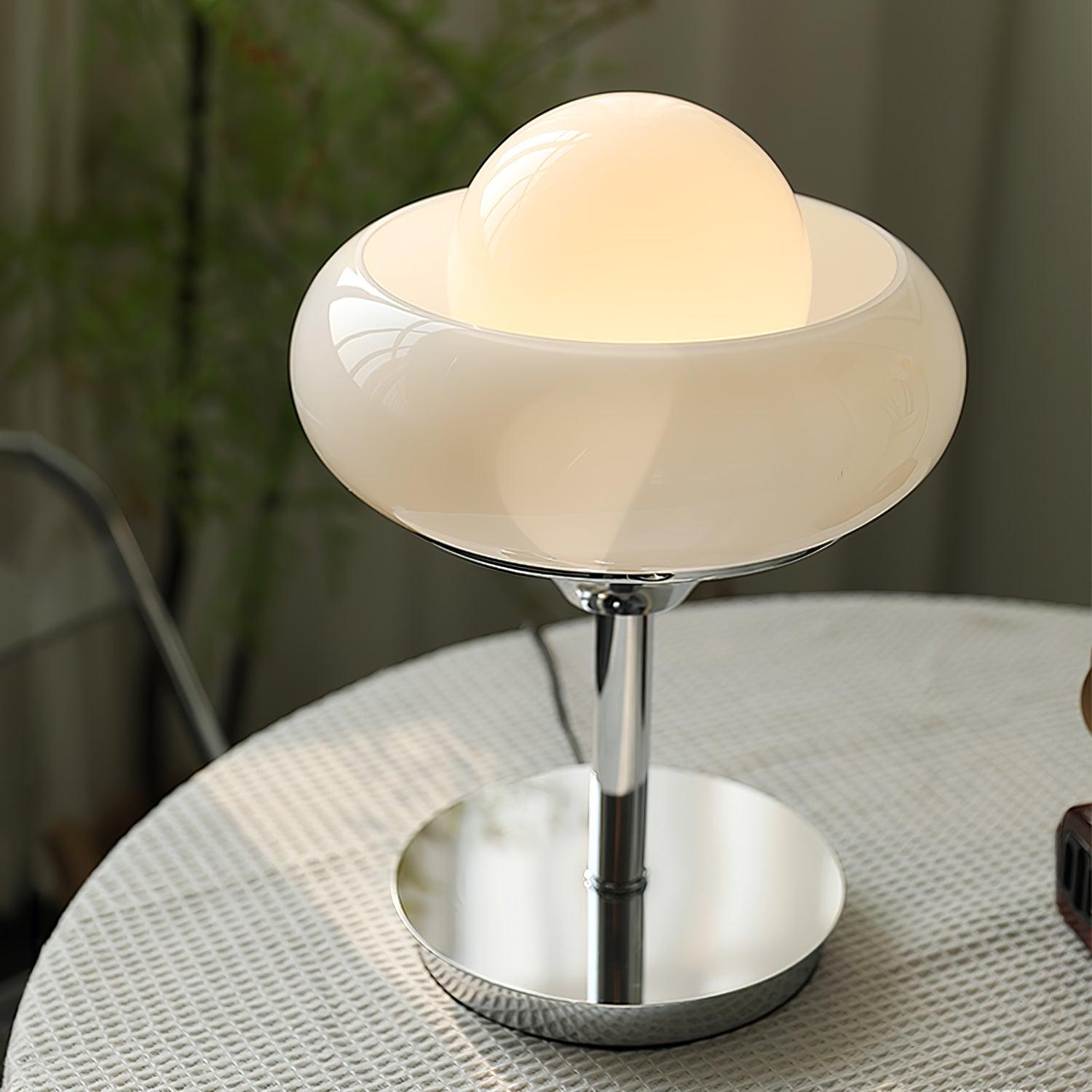 Solise Glass Retro Table Lamp-Neutral Decor