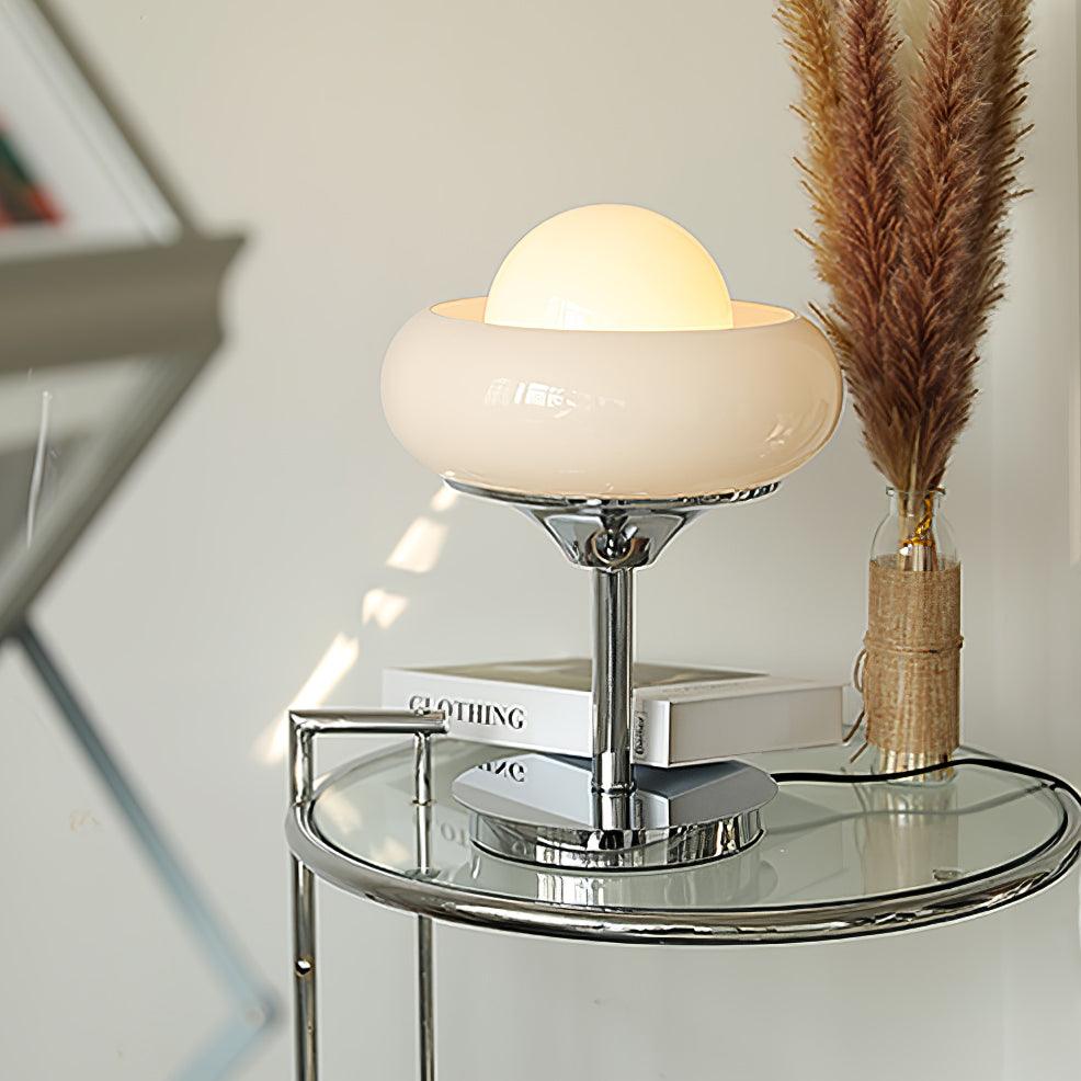 Solise Glass Retro Table Lamp-Neutral Decor