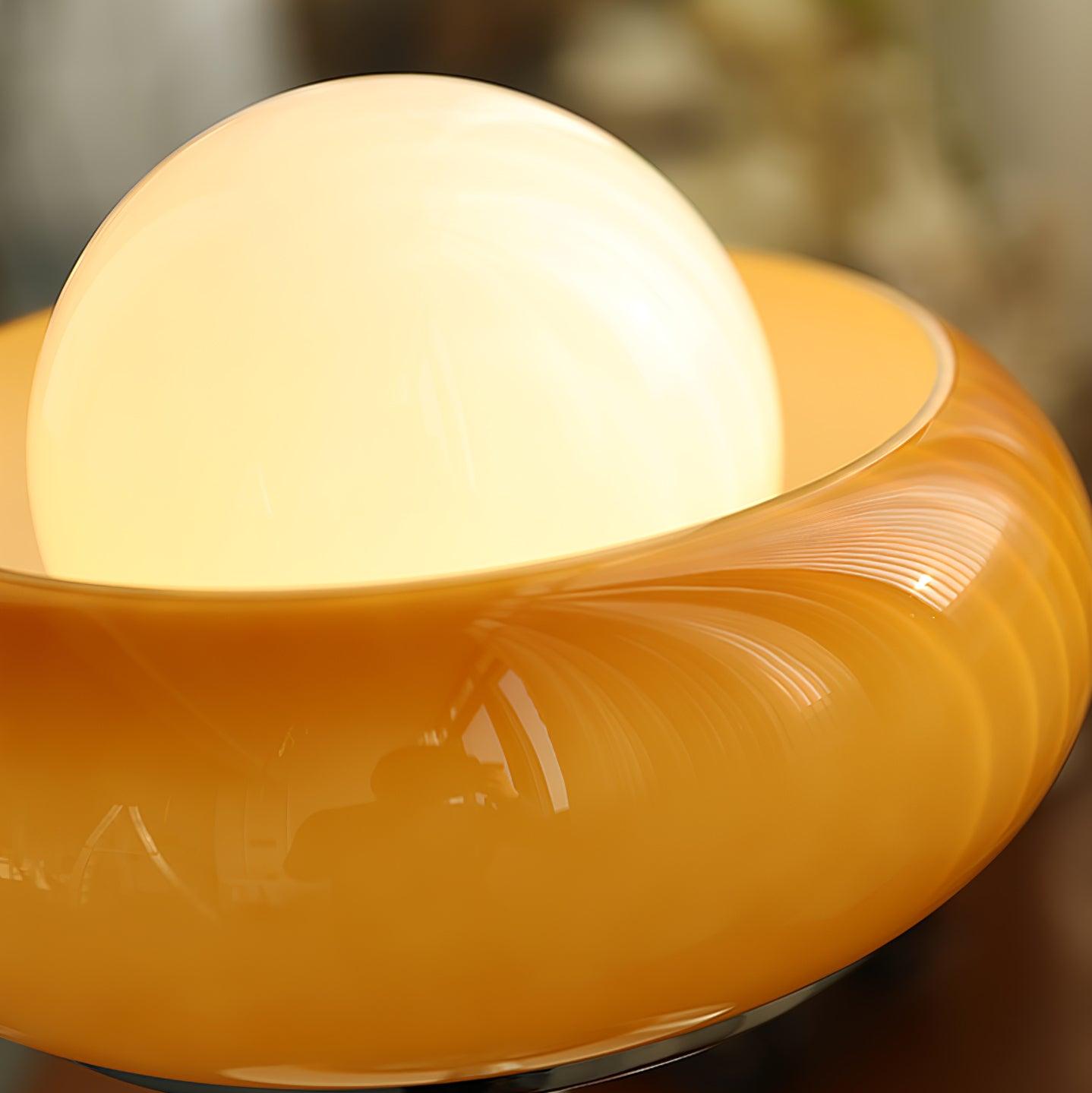 Solise Glass Retro Table Lamp-Neutral Decor