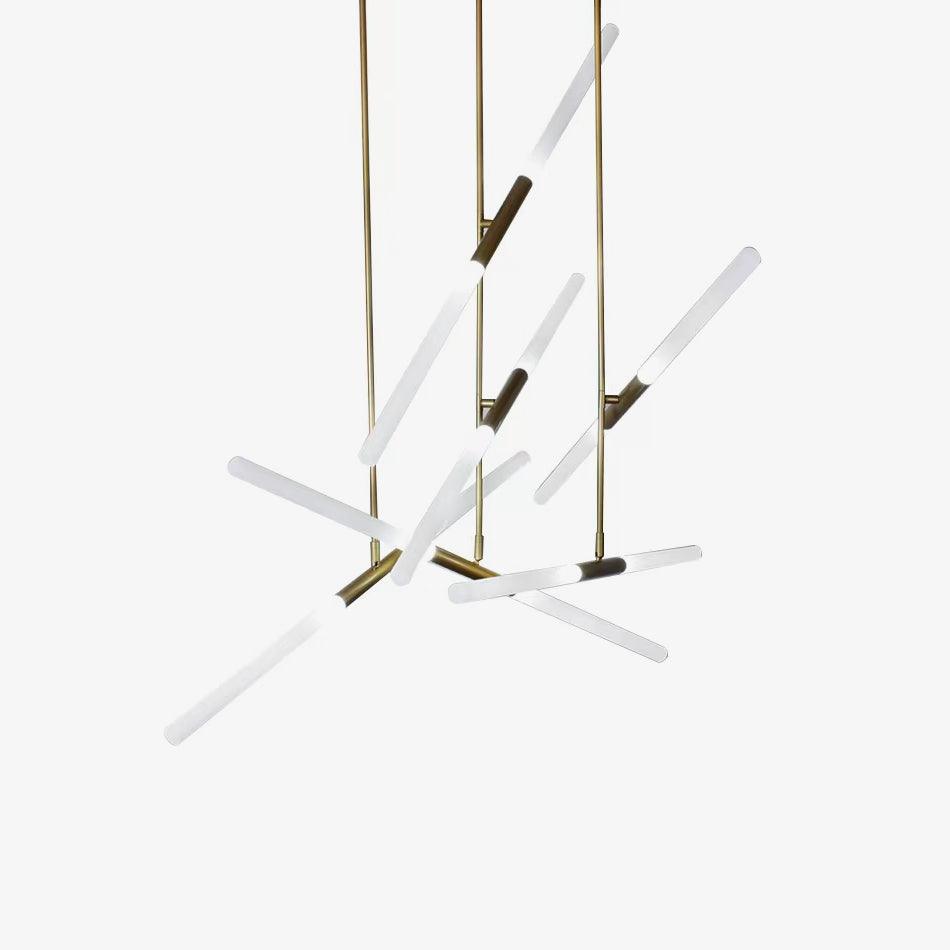 Mabel Linear Modern Pendant Light-Neutral Decor