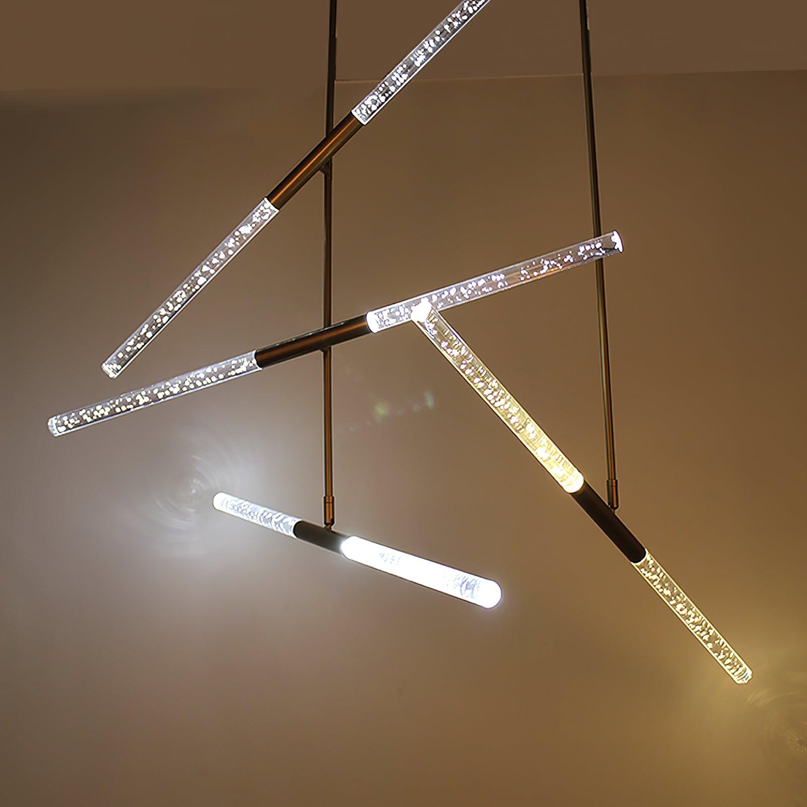 Mabel Linear Modern Pendant Light-Neutral Decor