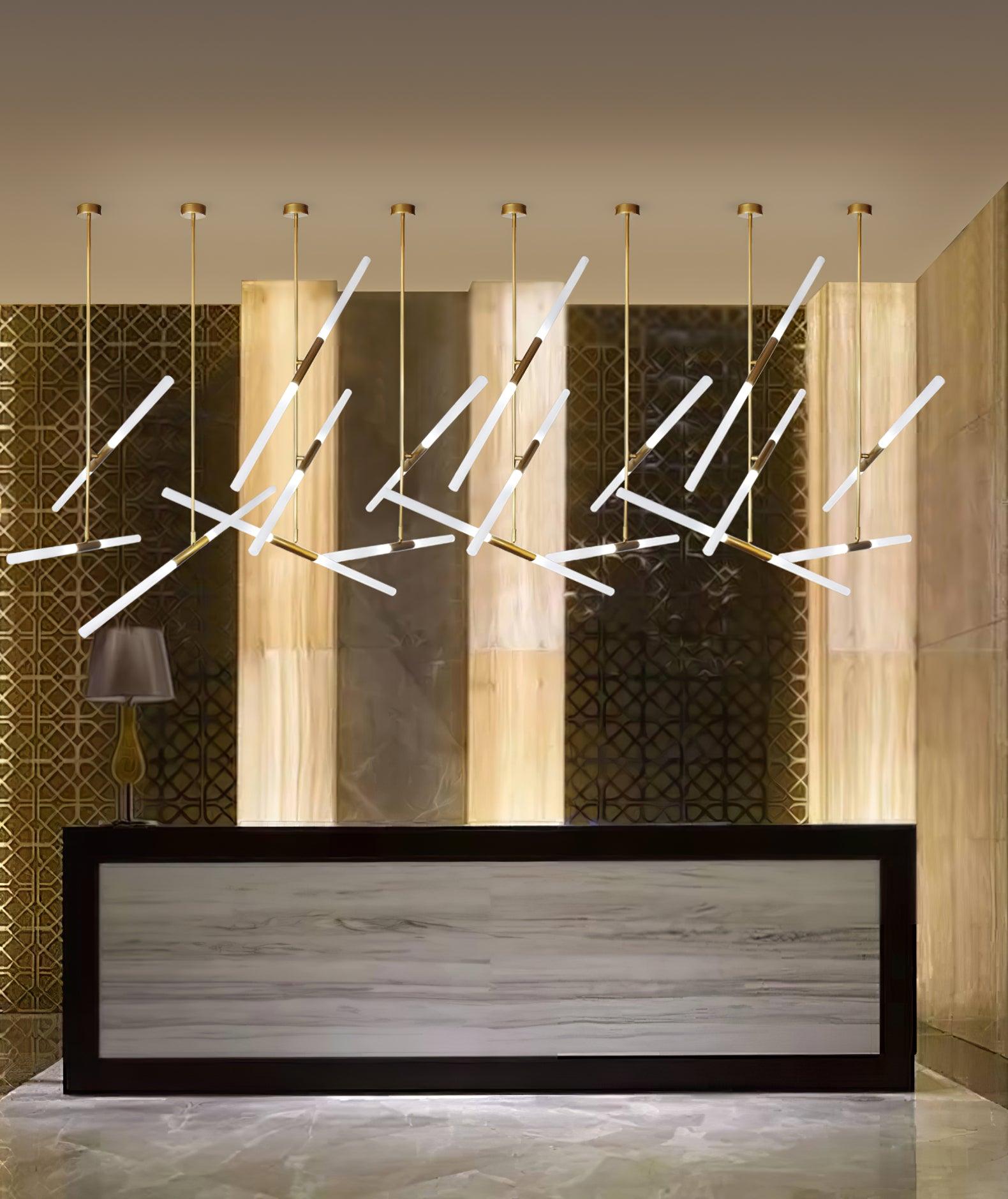 Mabel Linear Modern Pendant Light-Neutral Decor