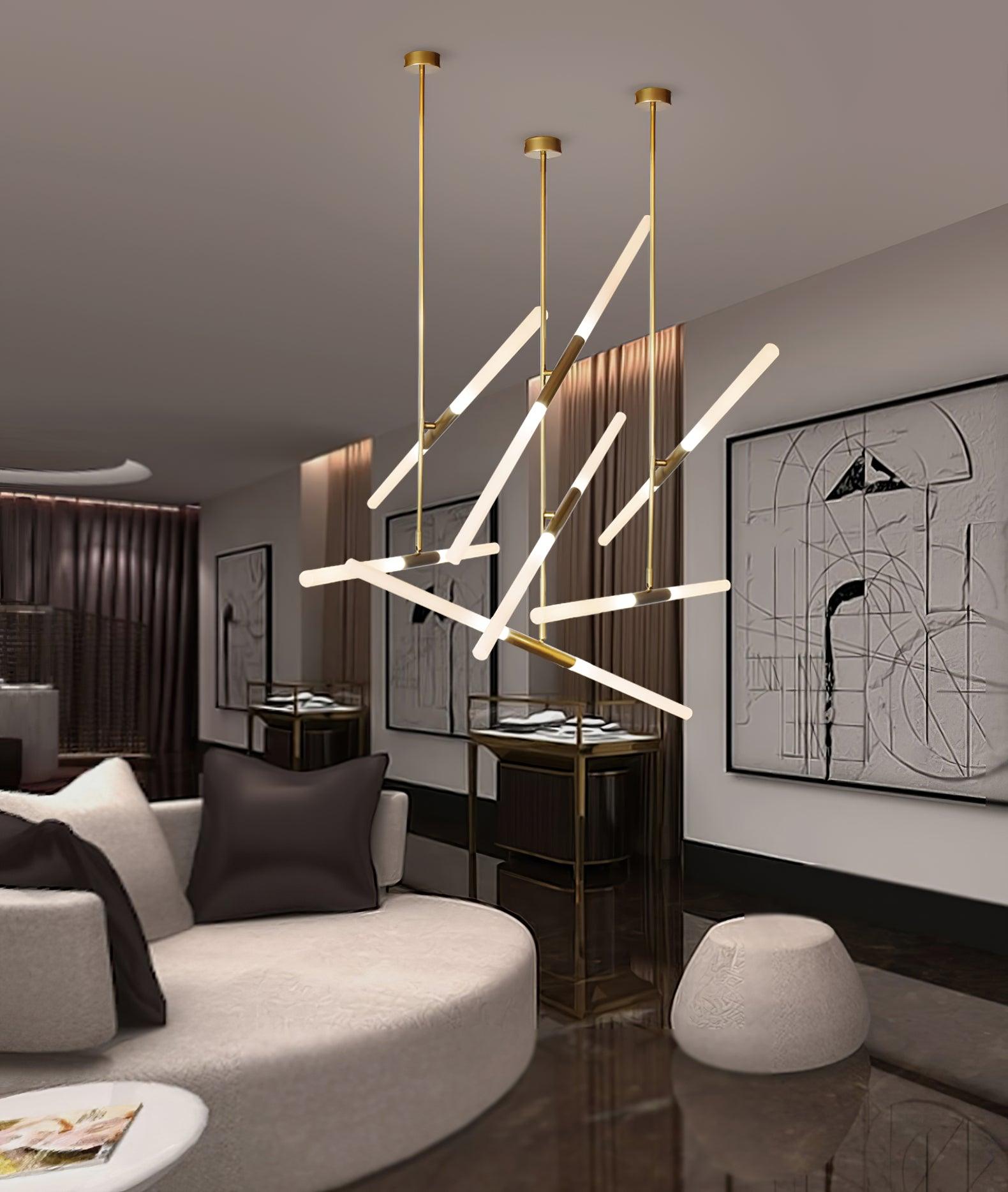 Mabel Linear Modern Pendant Light-Neutral Decor