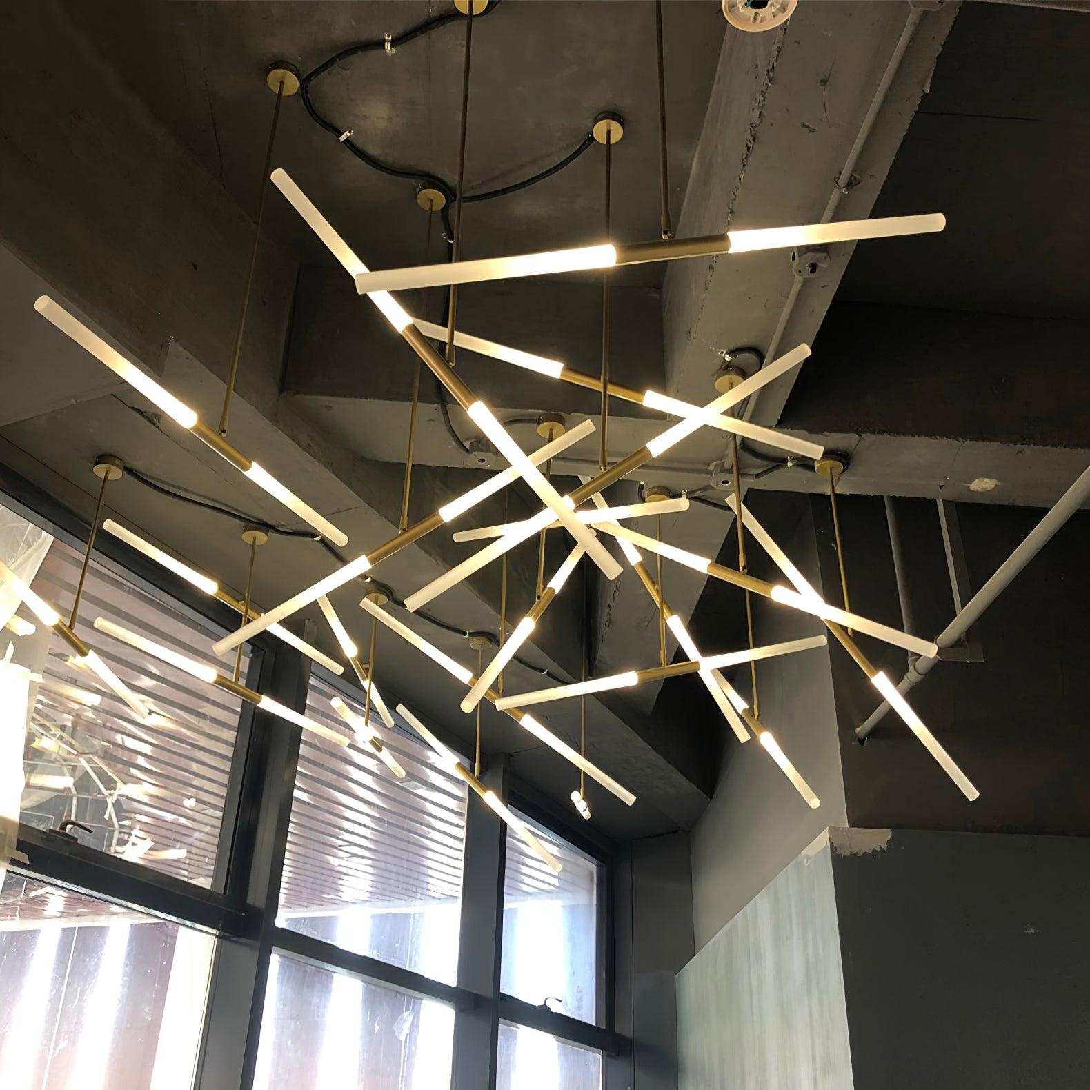 Mabel Linear Modern Pendant Light-Neutral Decor