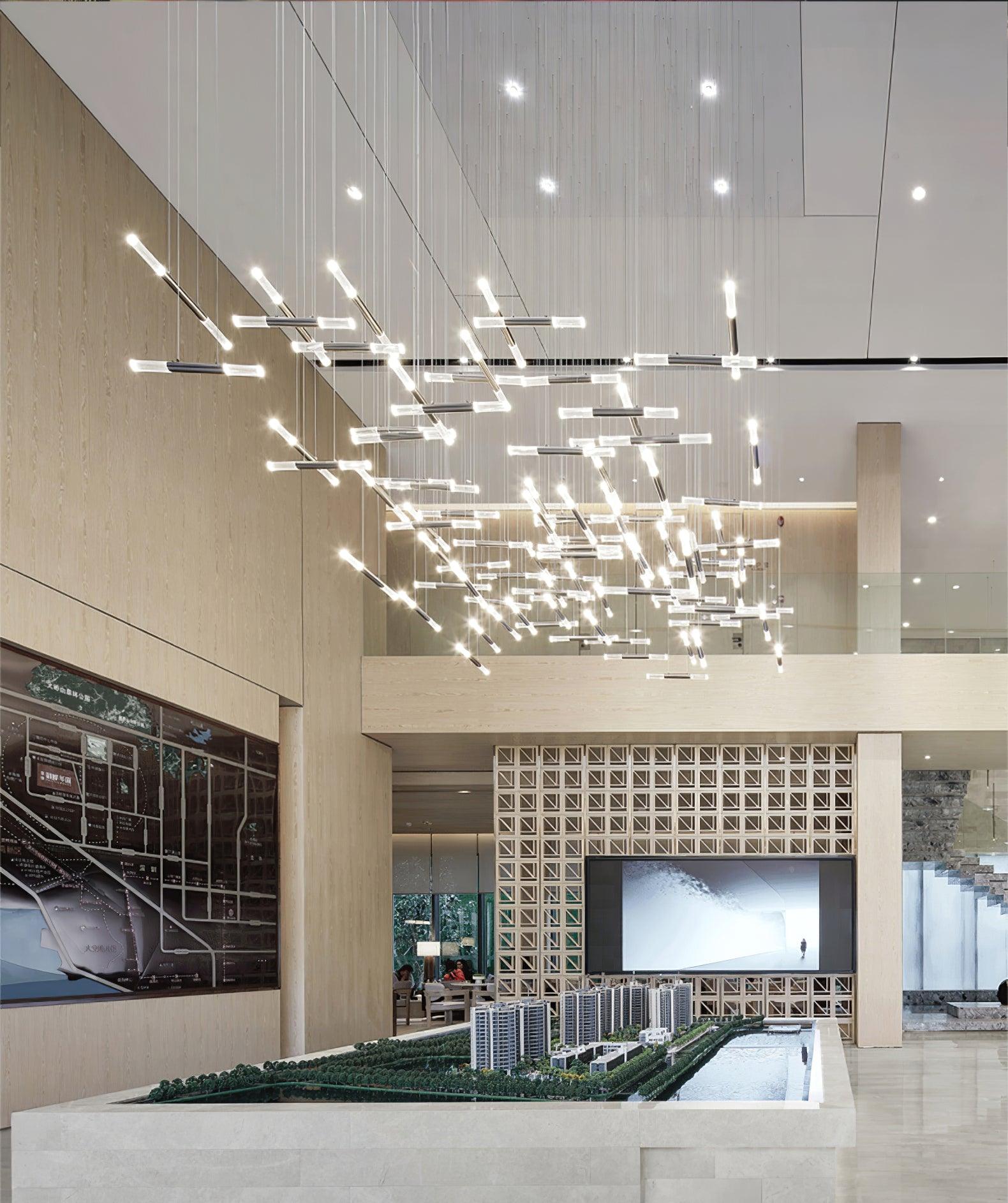 Mabel Linear Modern Pendant Light-Neutral Decor