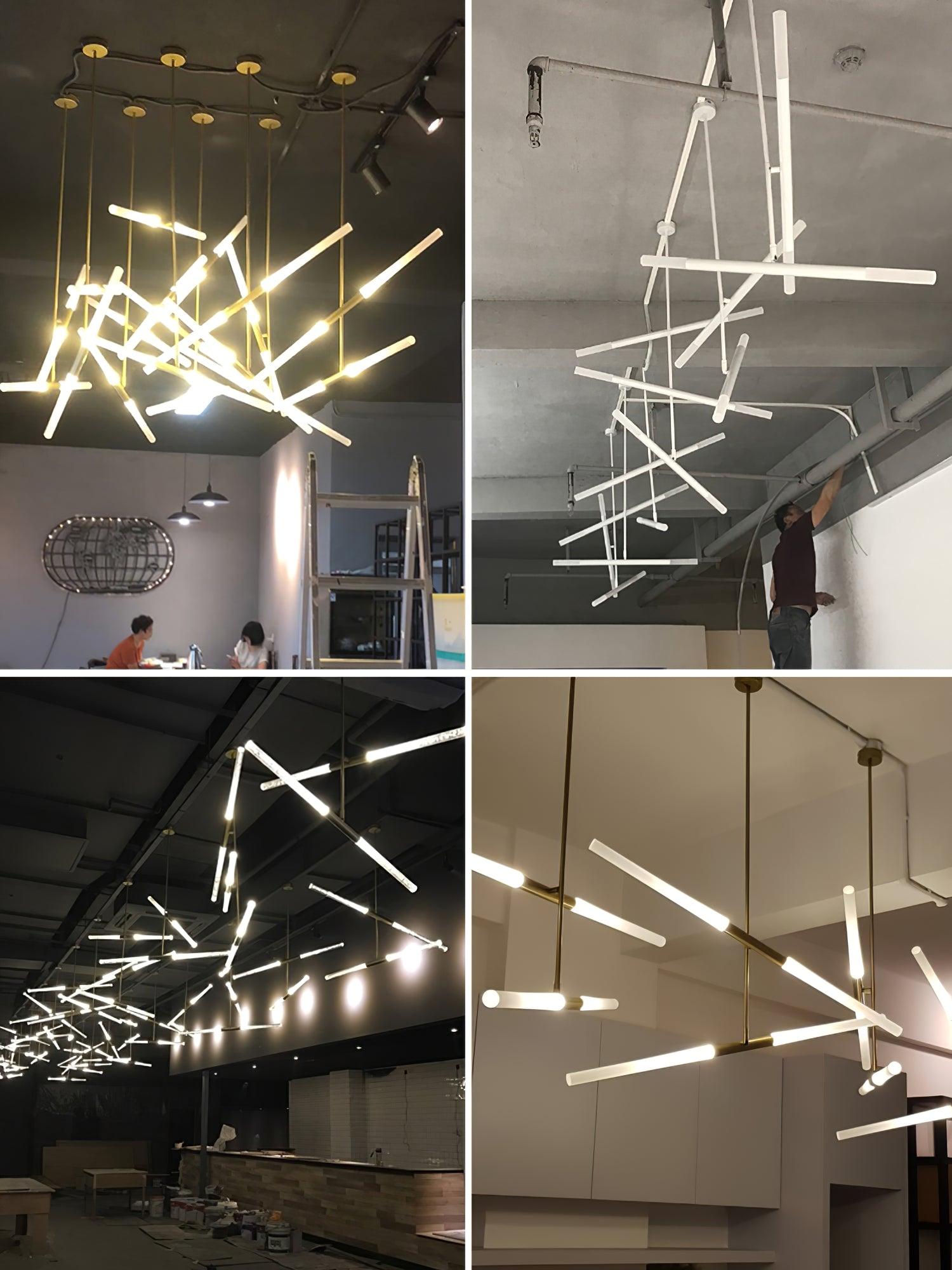 Mabel Linear Modern Pendant Light-Neutral Decor