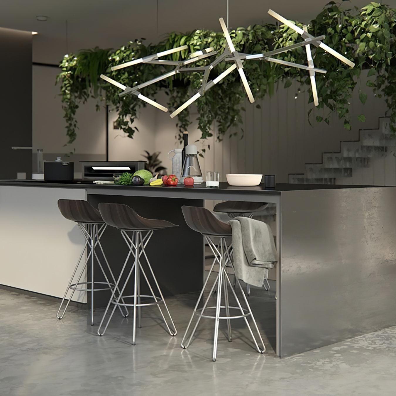 Mabel Linear Modern Pendant Light-Neutral Decor