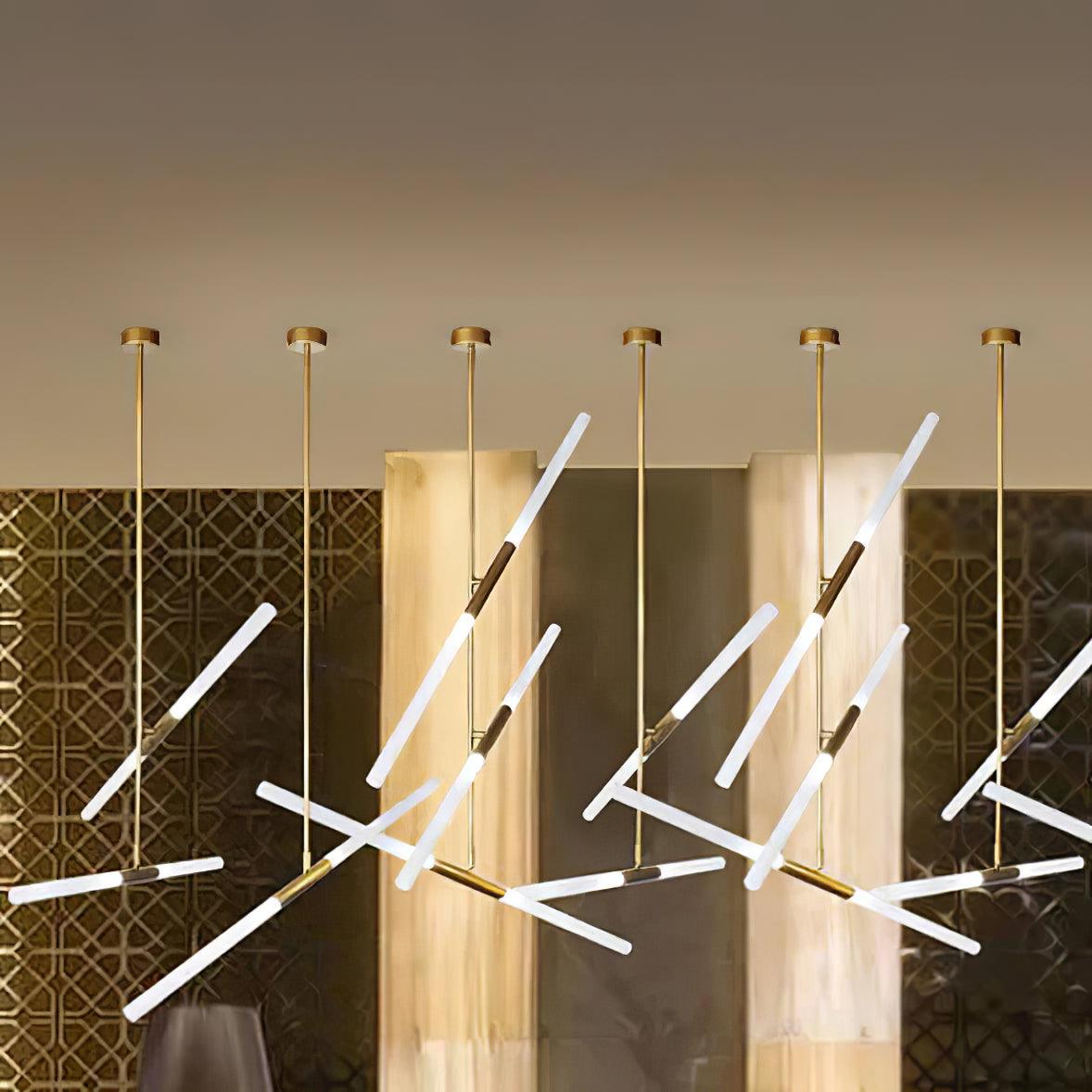 Mabel Linear Modern Pendant Light-Neutral Decor