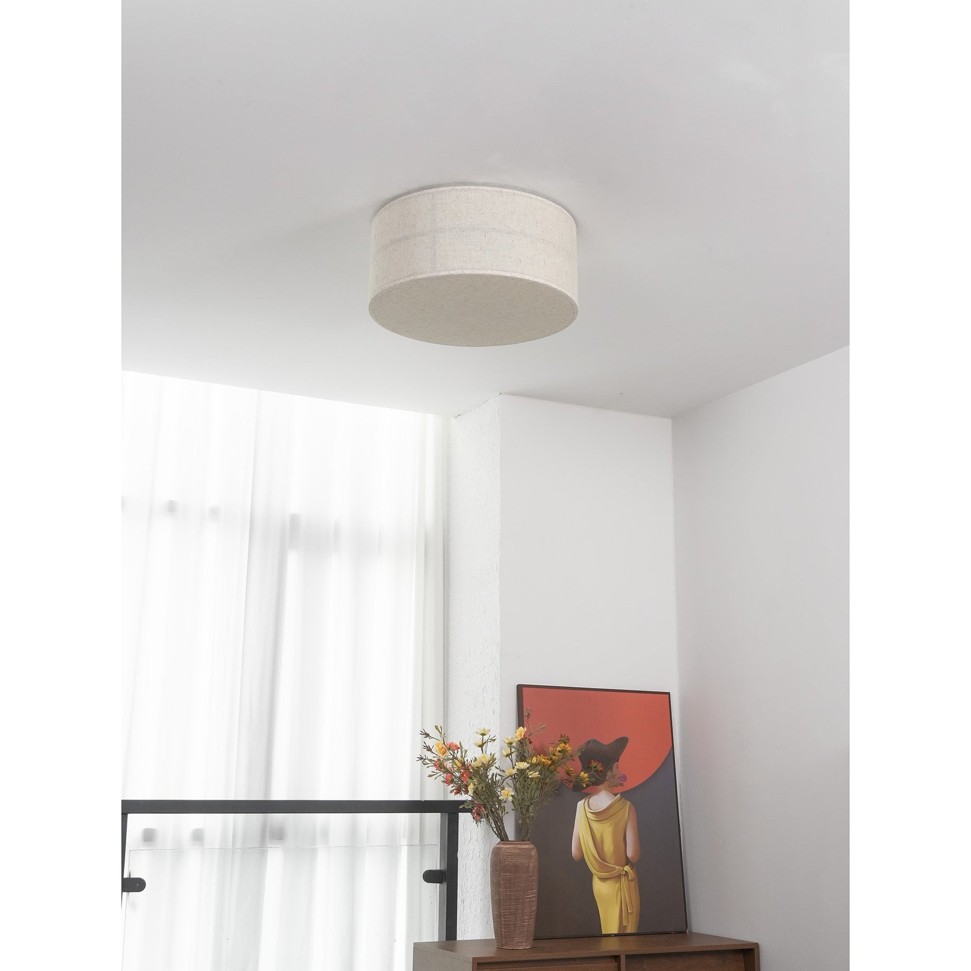 Top-down view of the Hashira Ceiling Lamp.