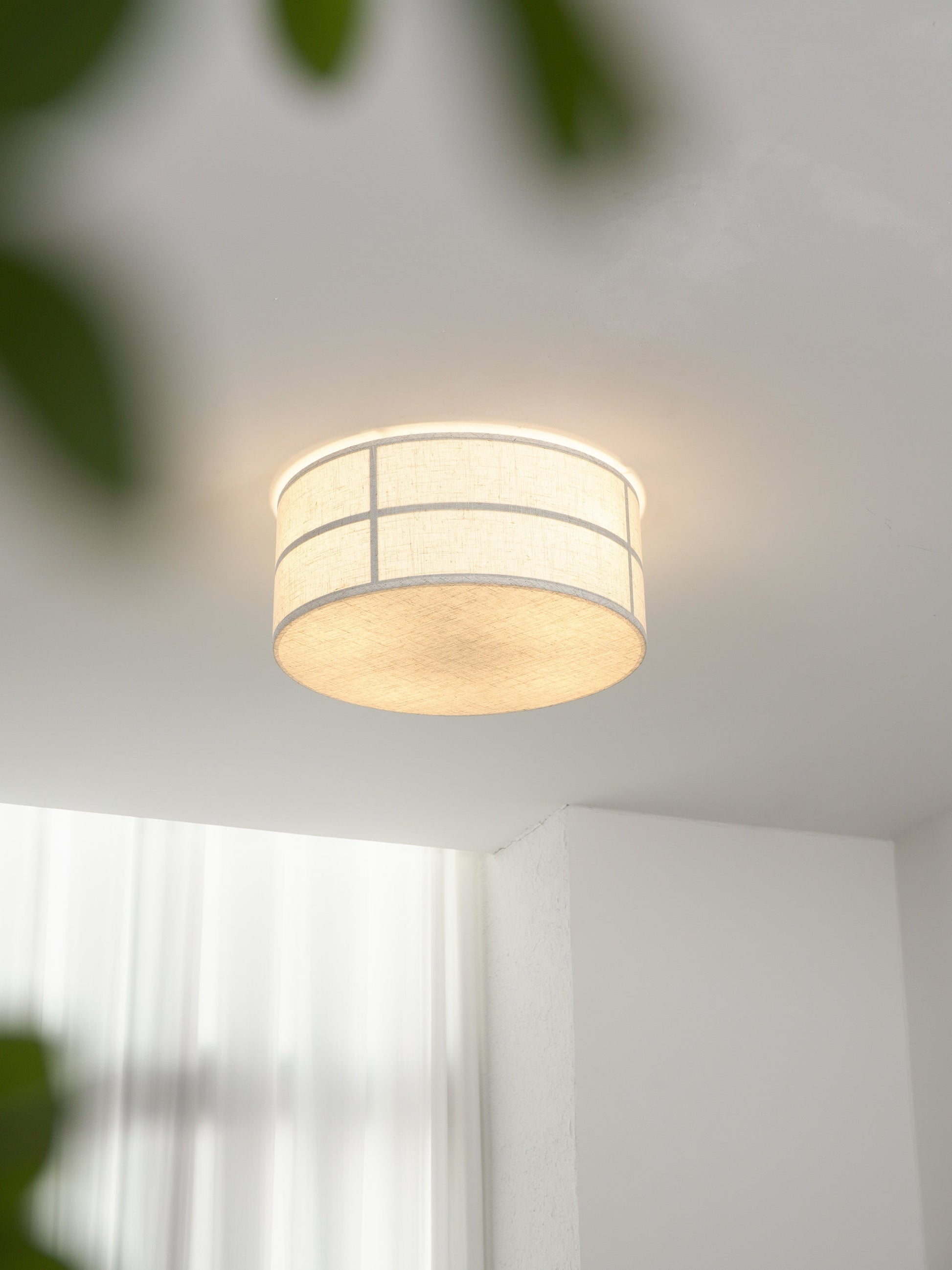 Another lifestyle shot showing the lamp's scale in a room.