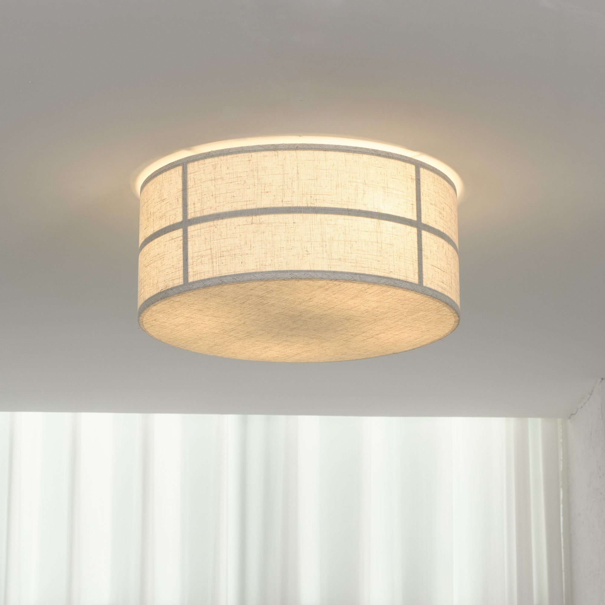 Hashira Ceiling Lamp in a bright, airy room.