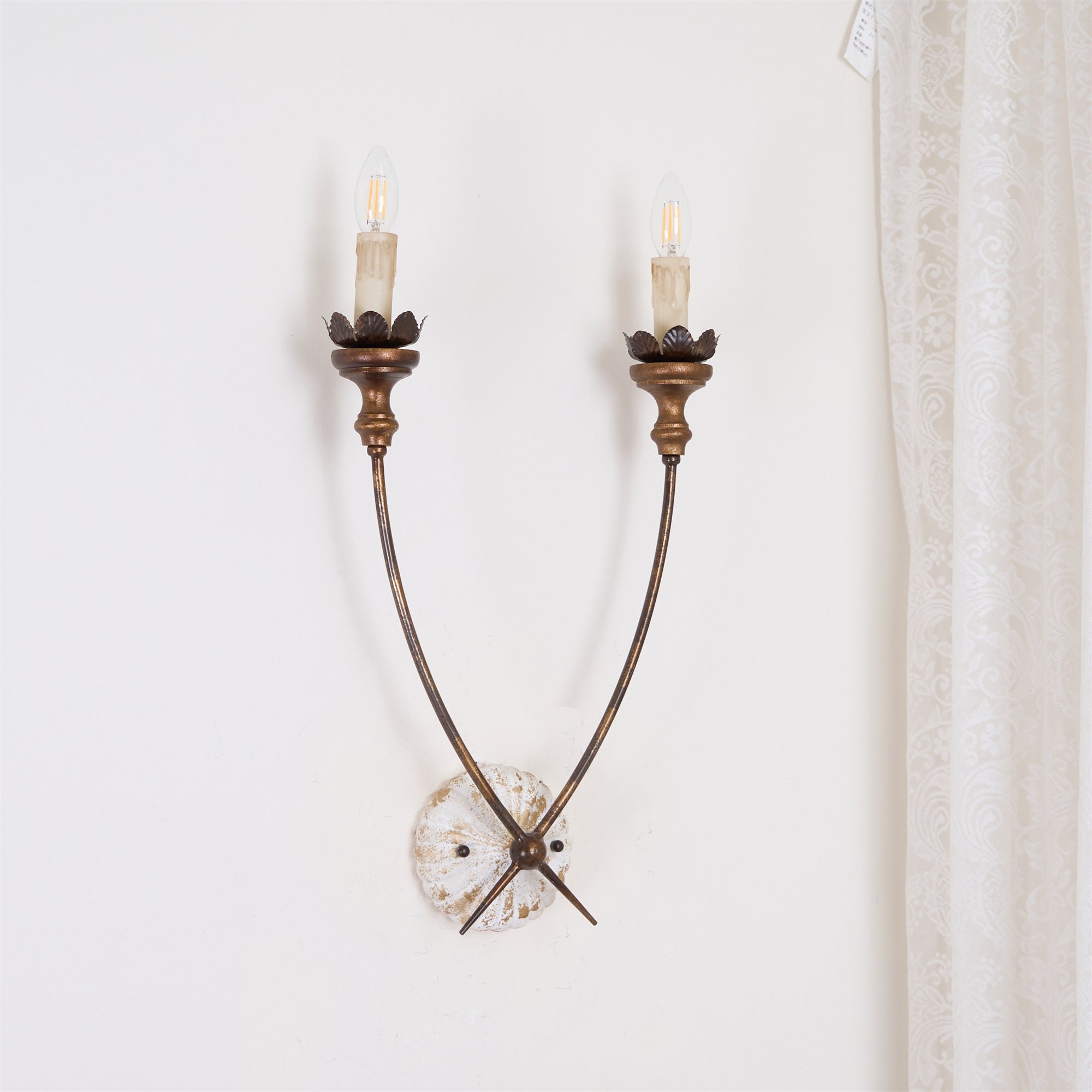 Thalia Wooden Wall Lamp