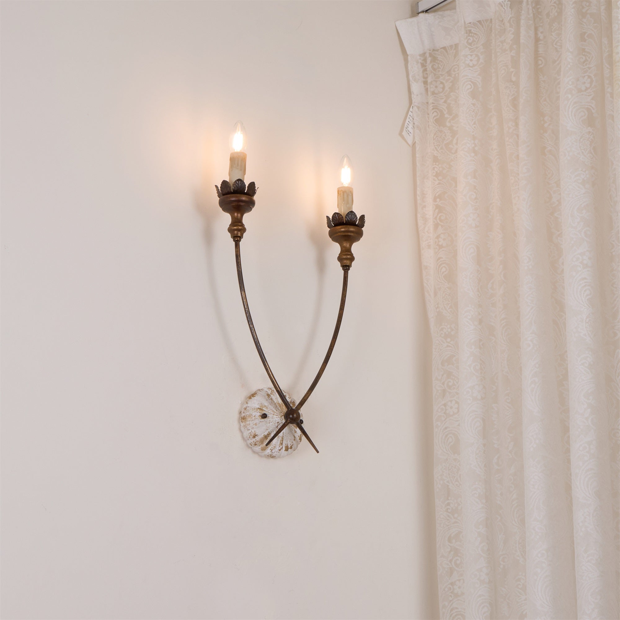 Thalia Wooden Wall Lamp