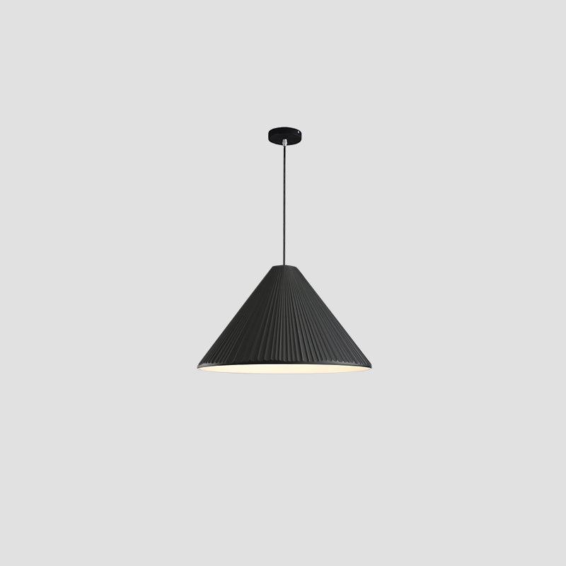 Cone Hat Resin Pendant Lamp-Neutral Decor