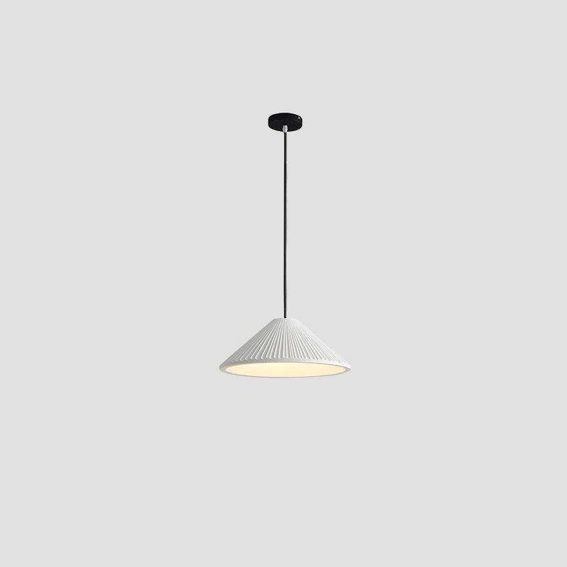 Cone Hat Resin Pendant Lamp-Neutral Decor