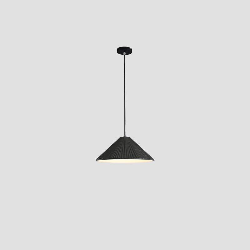 Cone Hat Resin Pendant Lamp-Neutral Decor