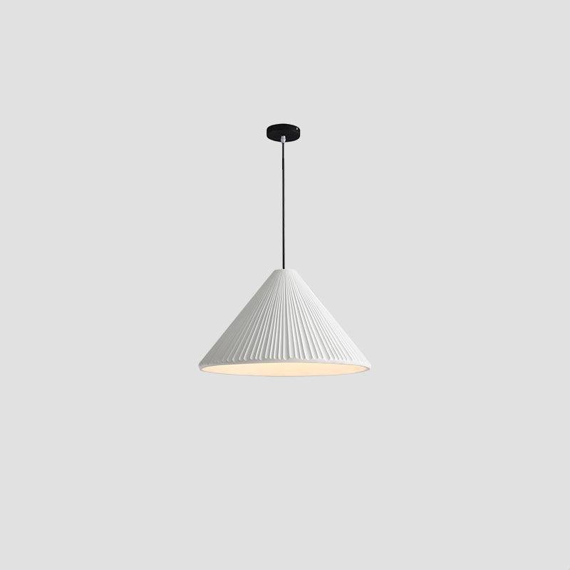 Cone Hat Resin Pendant Lamp-Neutral Decor