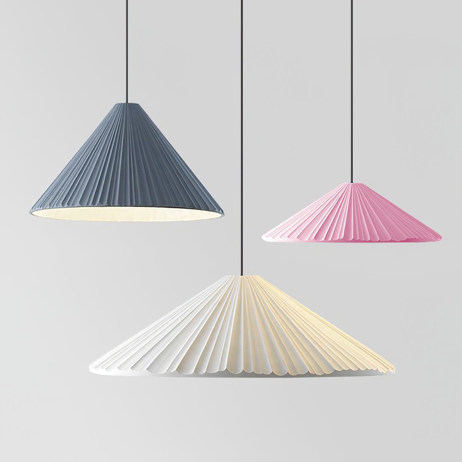 Cone Hat Resin Pendant Lamp-Neutral Decor