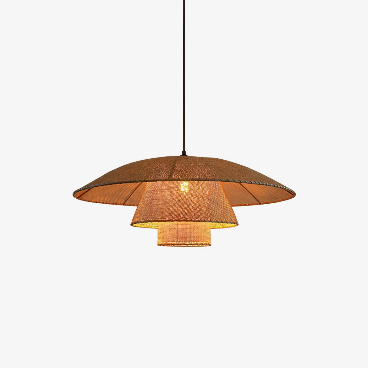 Arixu Rattan Vintage Pendant Lamp-Neutral Decor