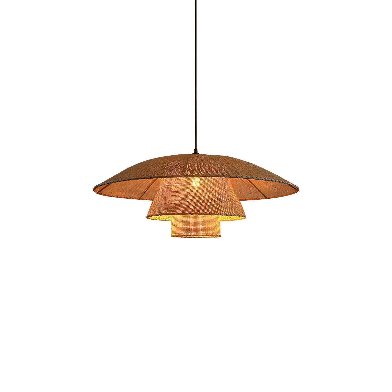 Arixu Rattan Vintage Pendant Lamp-Neutral Decor