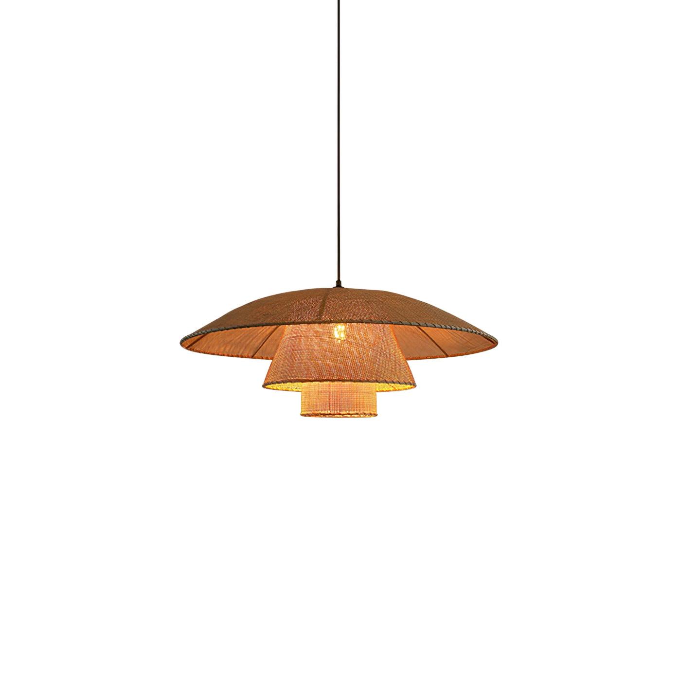 Arixu Rattan Vintage Pendant Lamp-Neutral Decor