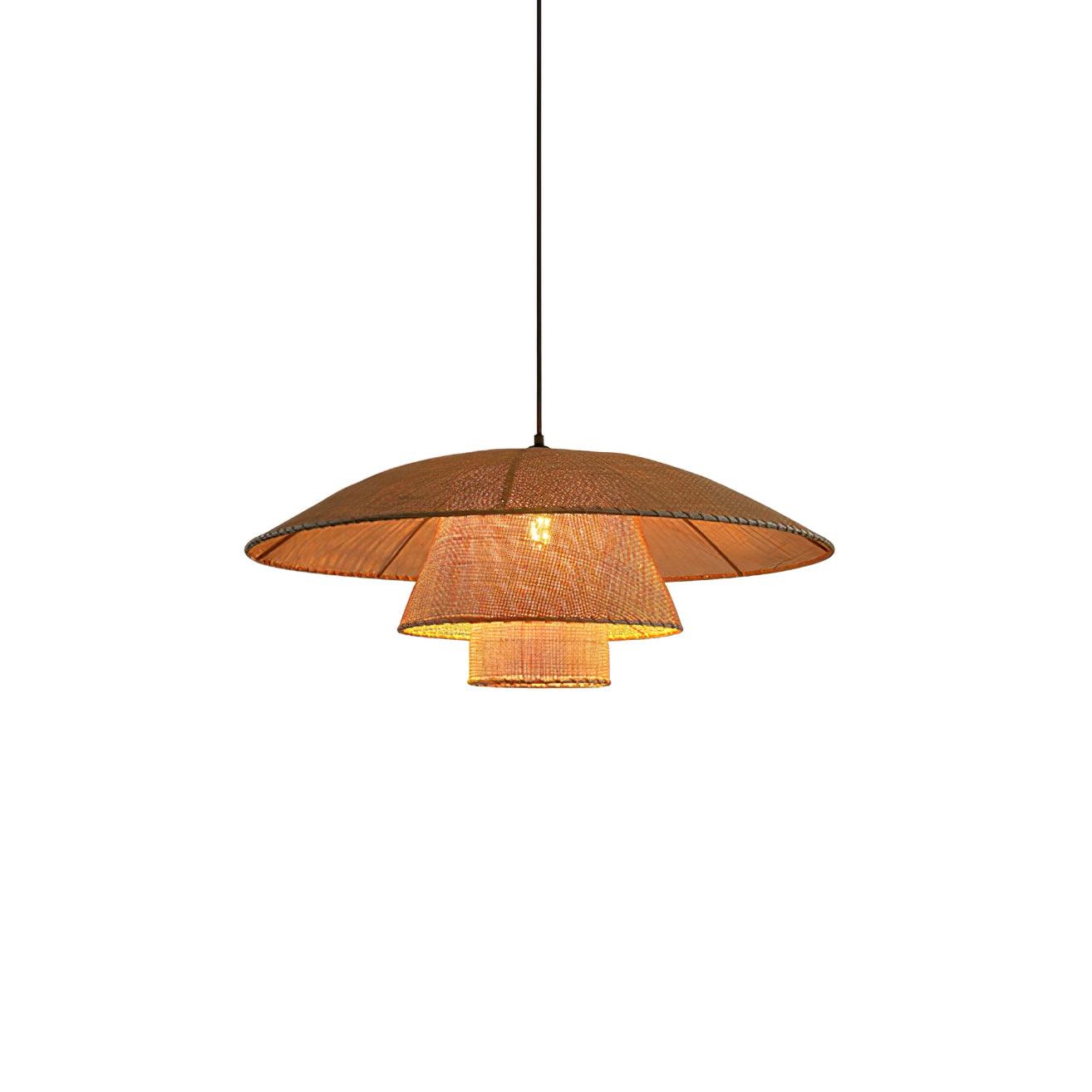 Arixu Rattan Vintage Pendant Lamp-Neutral Decor