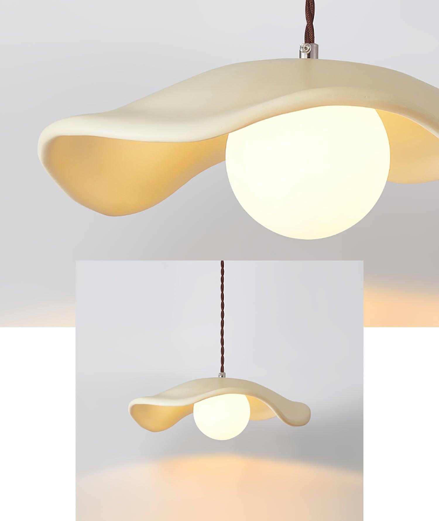 Fluid Organic Hats Pendant Lamp-Neutral Decor