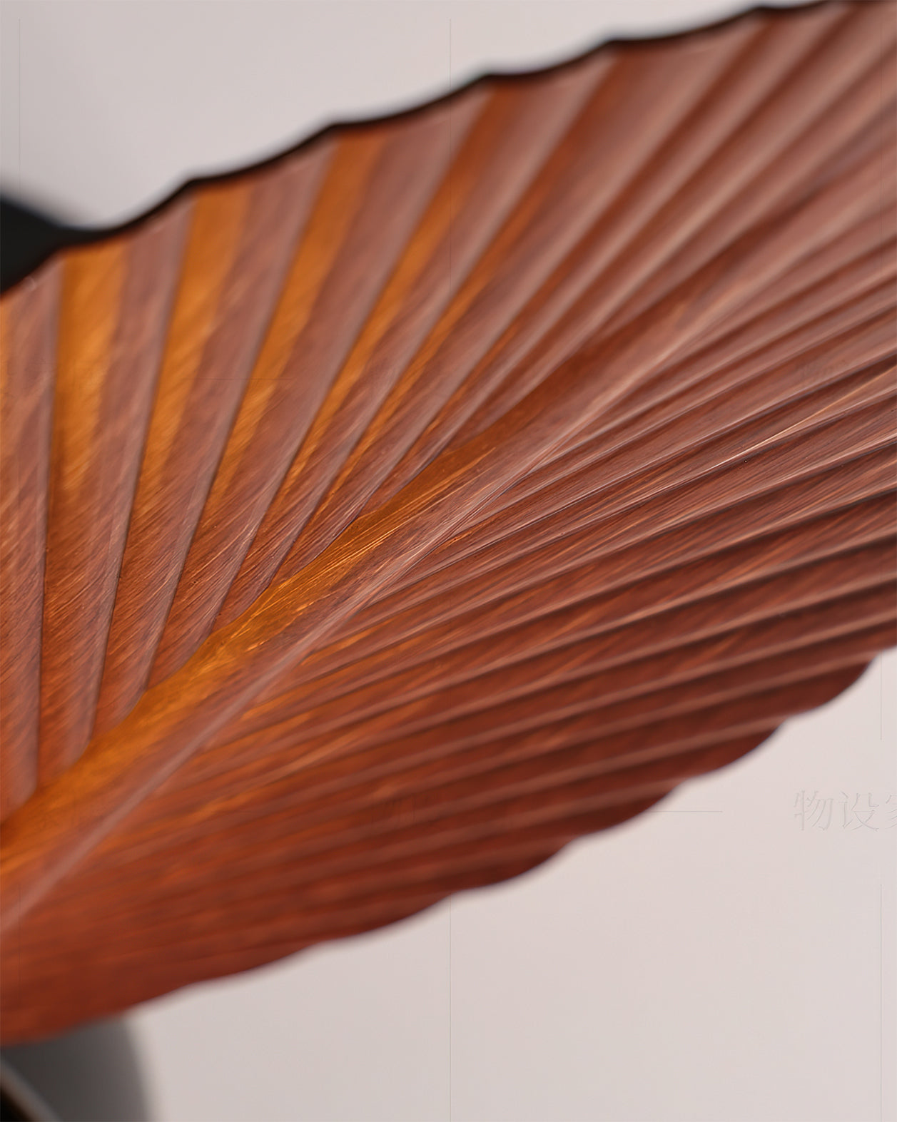 The Belize Ceiling Fan Light in caramel finish in a rustic setting.