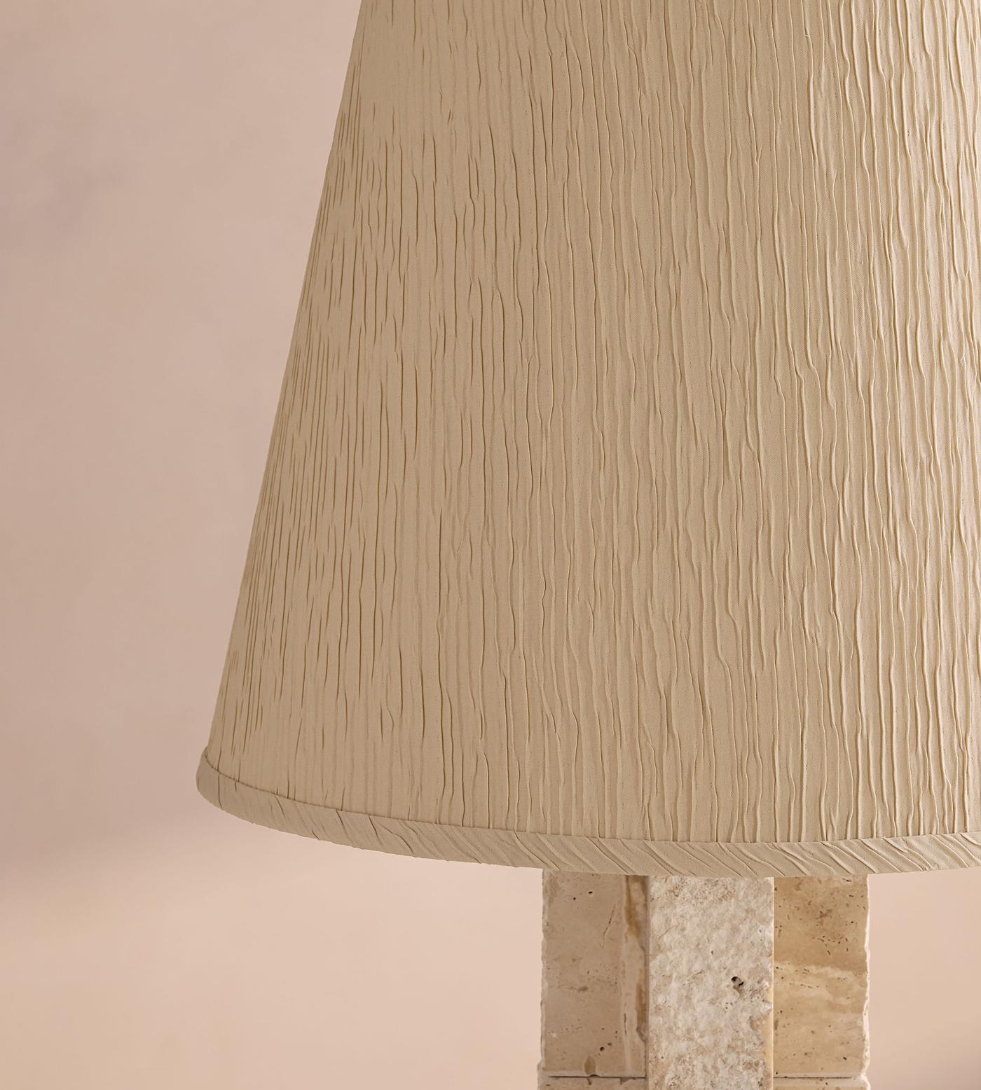 Detail shot of the paper lampshade, highlighting its texture.