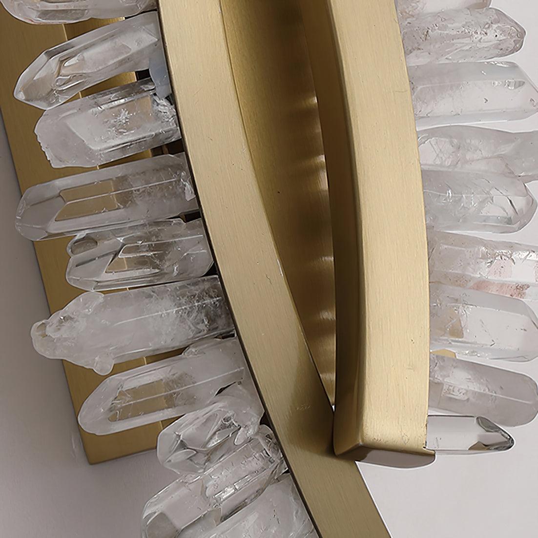 Celo Premium Nordic Art Crystal Wall Light-Neutral Decor