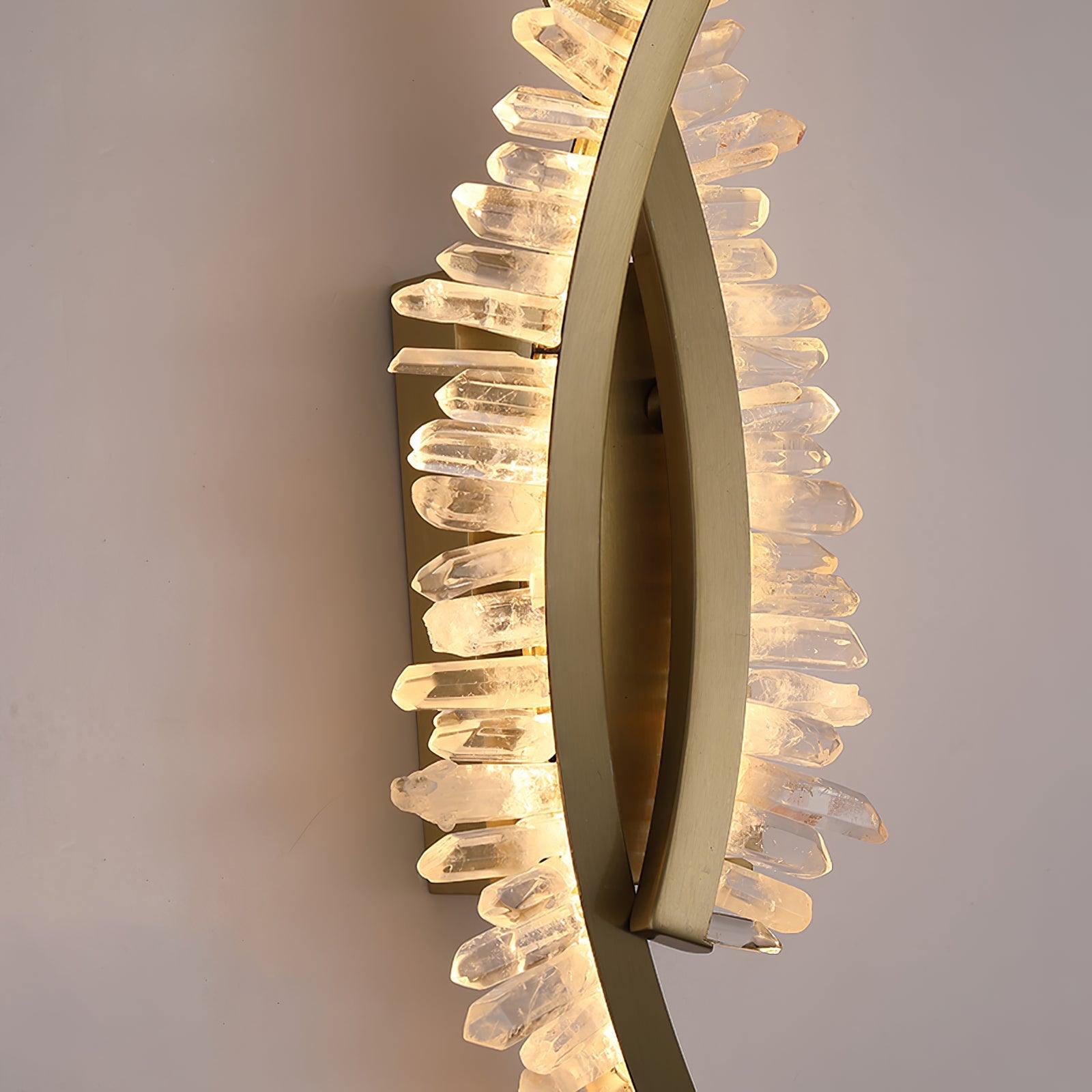 Celo Premium Nordic Art Crystal Wall Light-Neutral Decor
