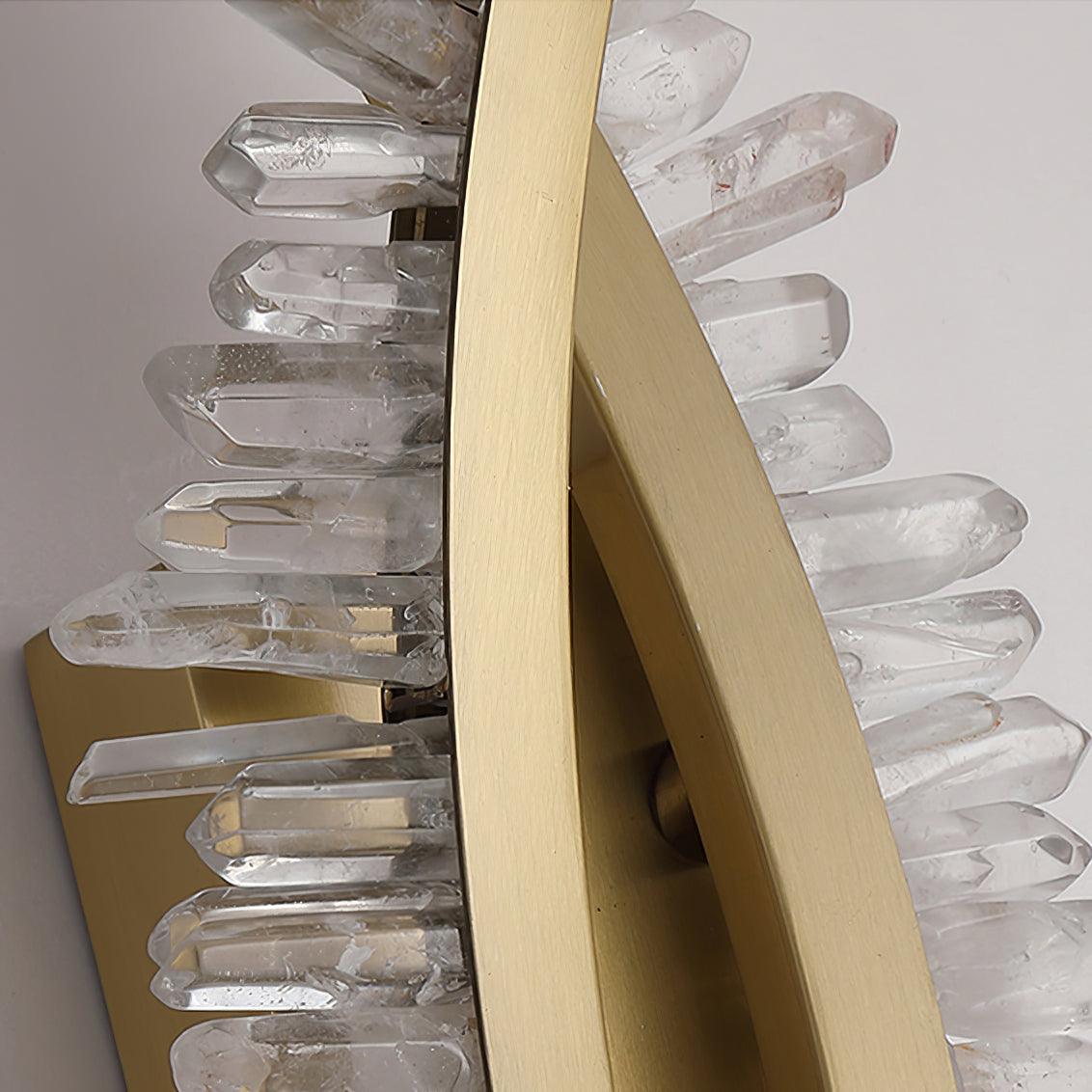 Celo Premium Nordic Art Crystal Wall Light-Neutral Decor