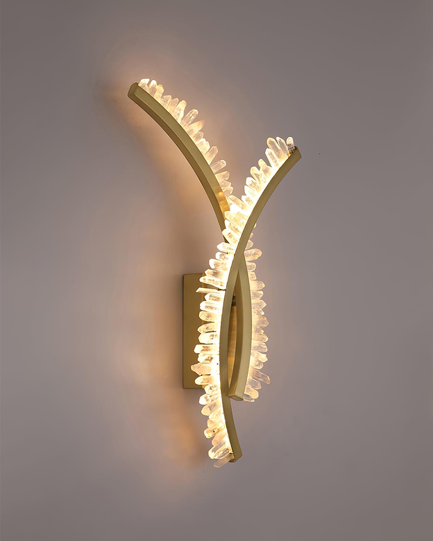 Celo Premium Nordic Art Crystal Wall Light-Neutral Decor