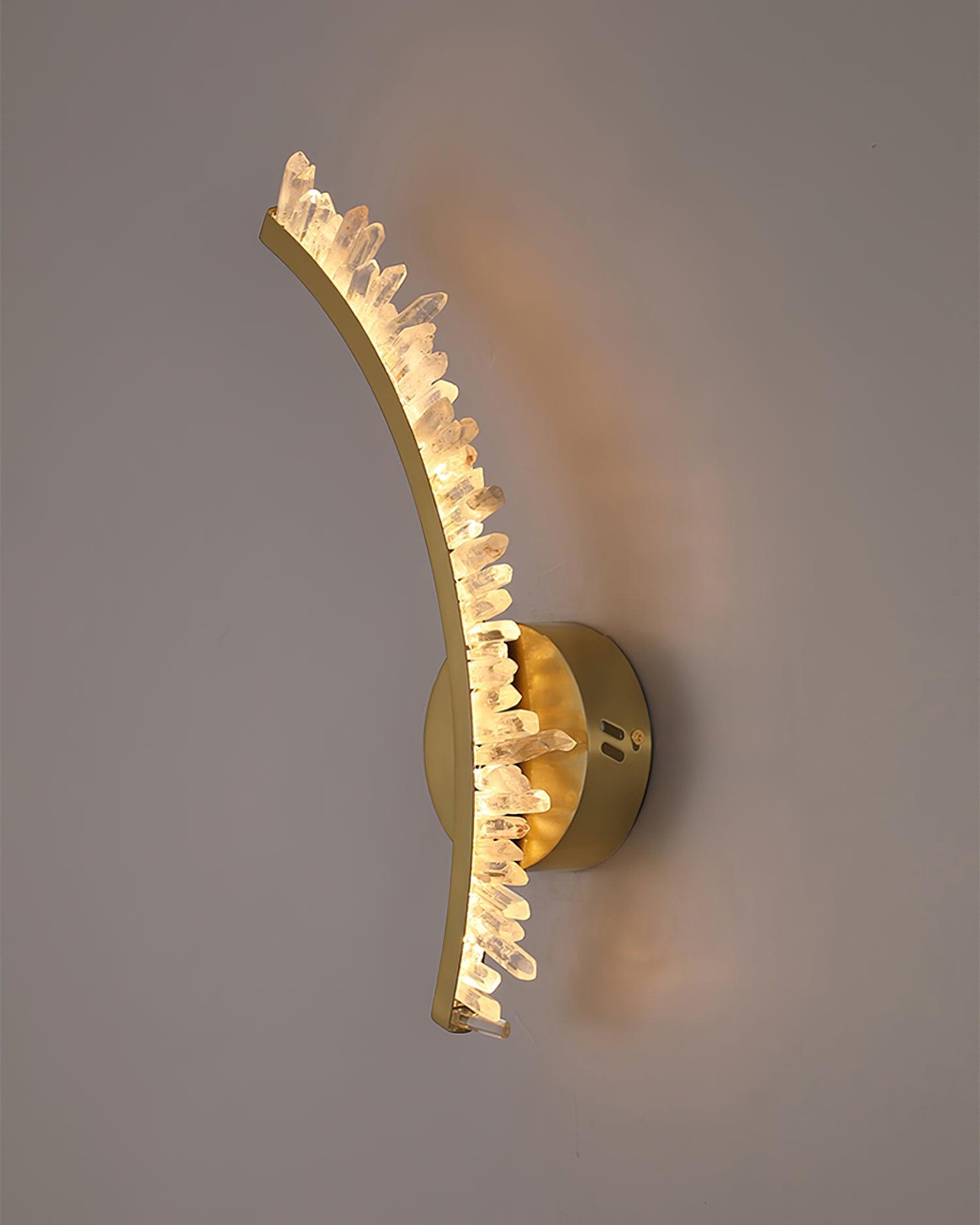 Celo Premium Nordic Art Crystal Wall Light-Neutral Decor