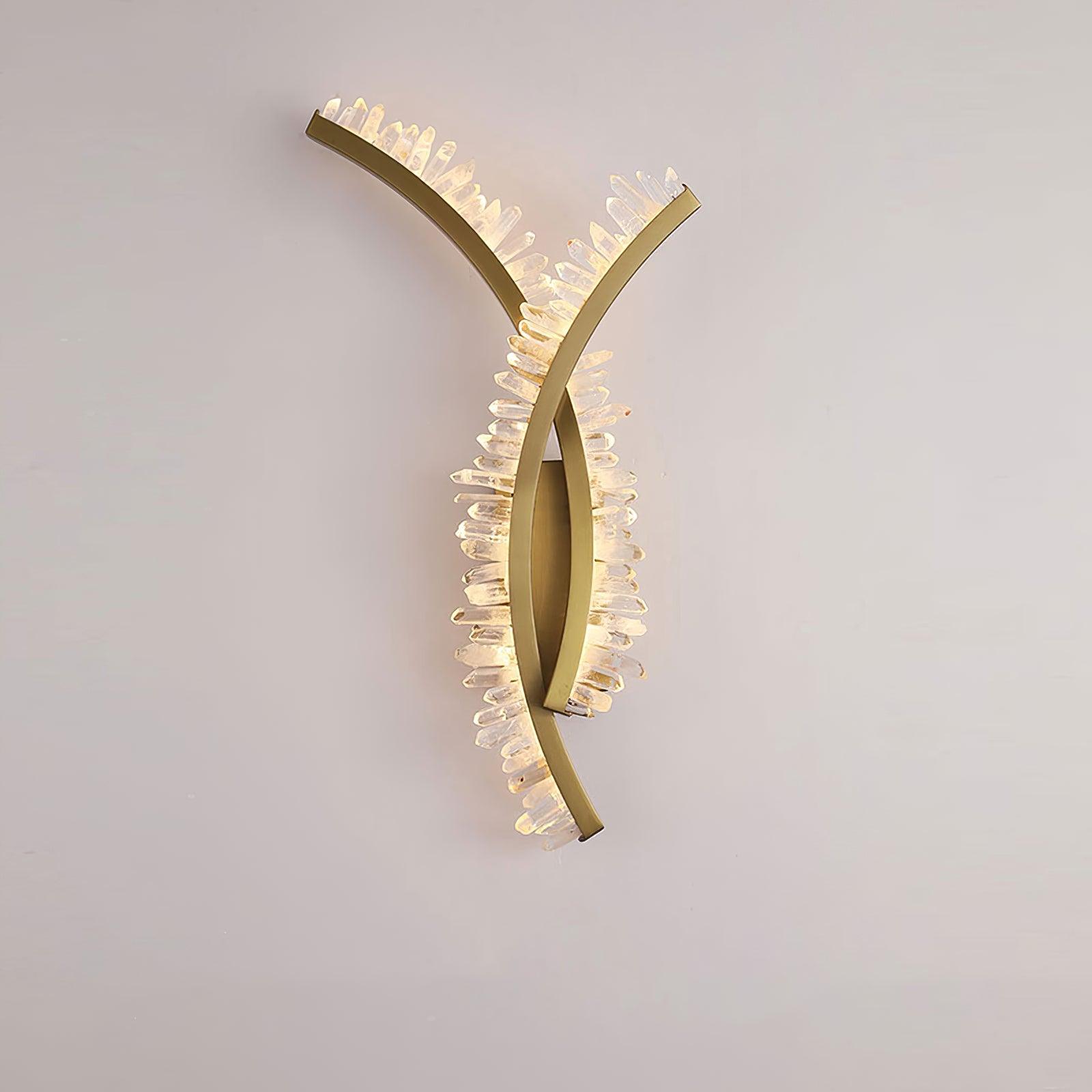 Celo Premium Nordic Art Crystal Wall Light-Neutral Decor